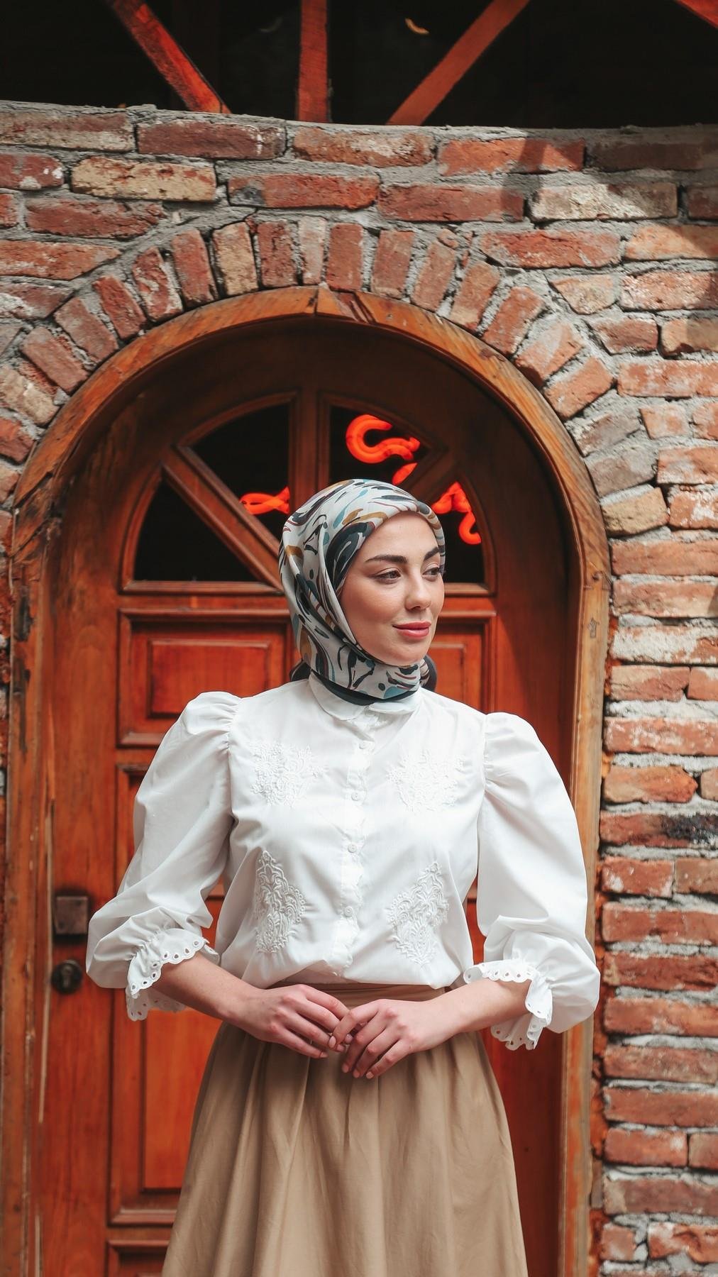 Locella Modal İpek Eşarp-8004