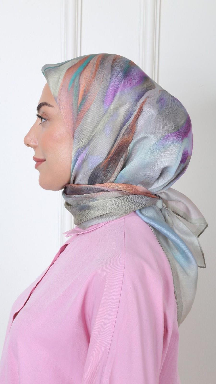 Locella Modal İpek Eşarp Mint-2