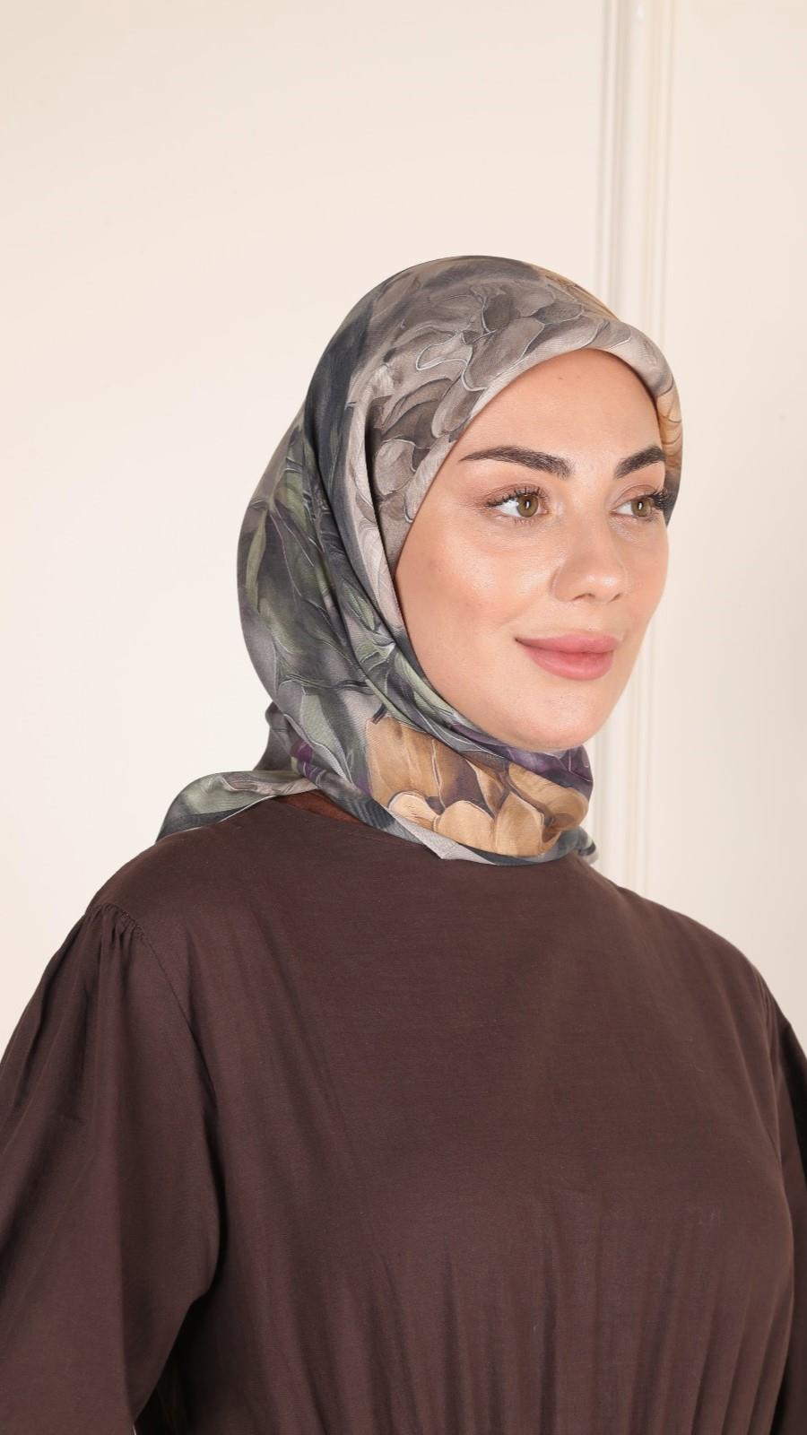 Locella Modal İpek Eşarp Siyah-1