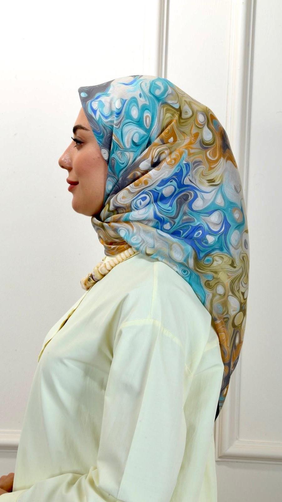 Locella Modal İpek Eşarp Siyah-3