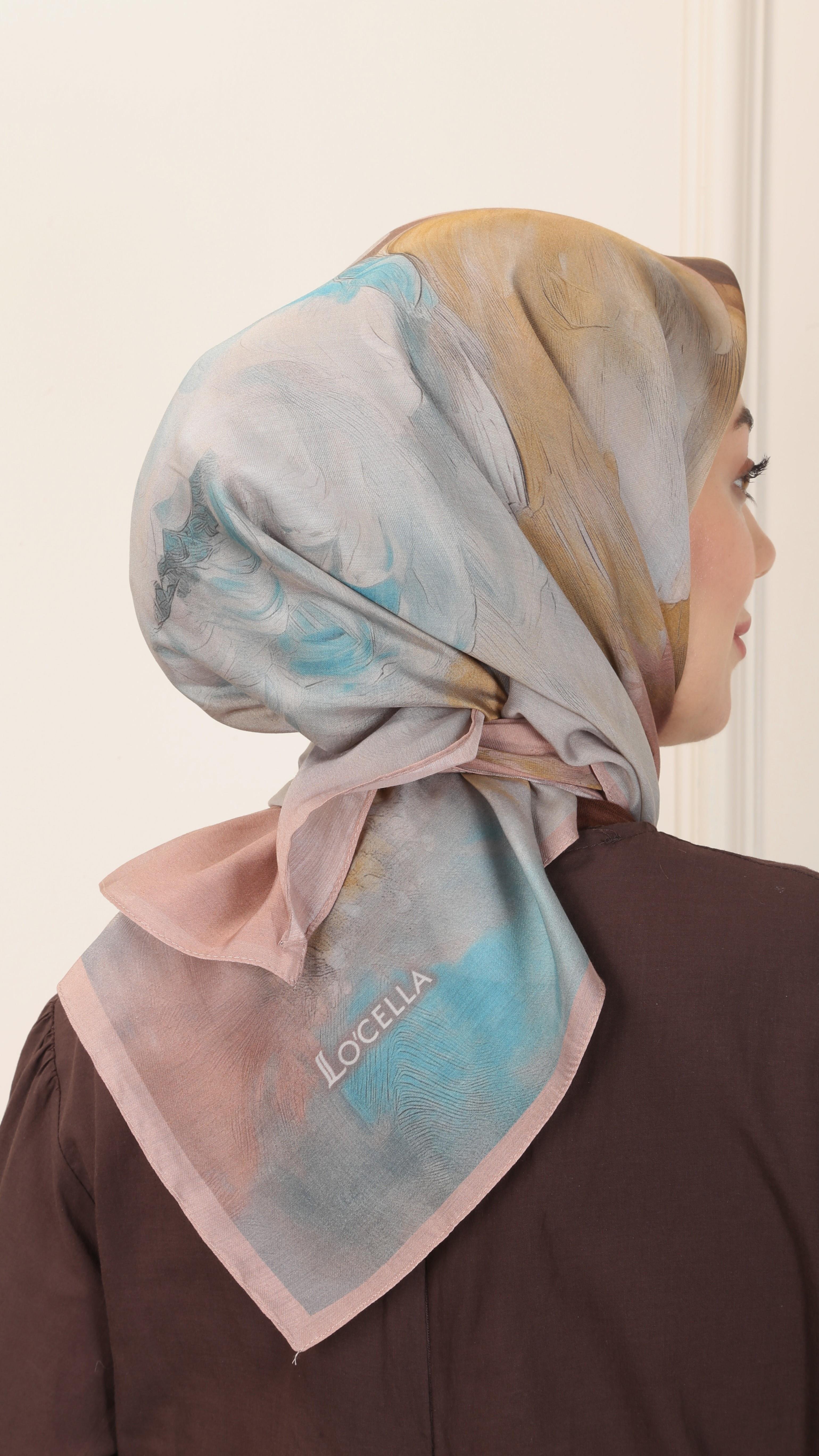 Locella Modal İpek Eşarp Pudra Pembe-7