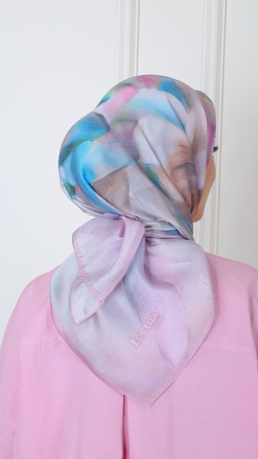 Locella Modal İpek Eşarp Pembe-4