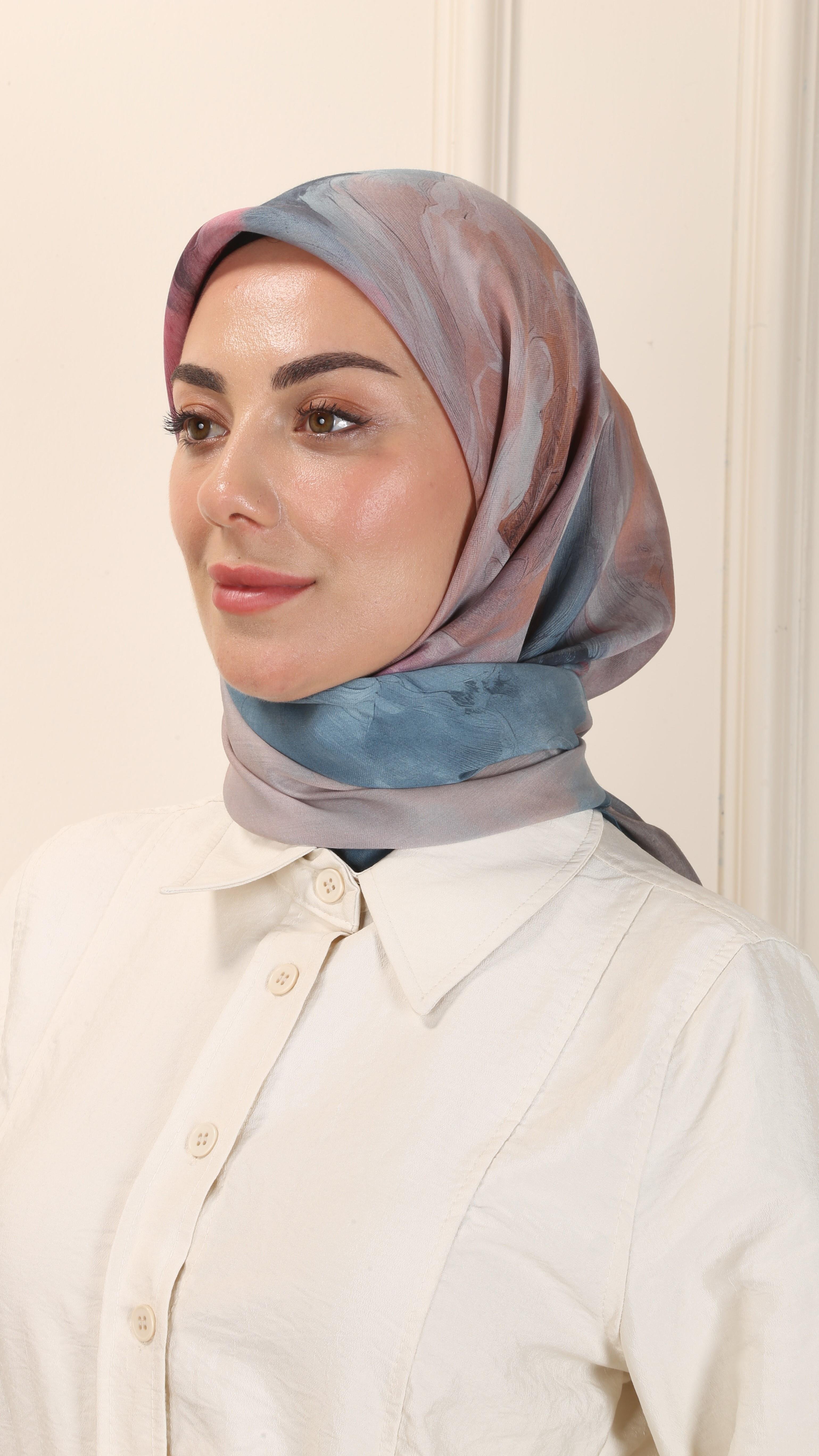 Locella Modal İpek Eşarp Petrol-3