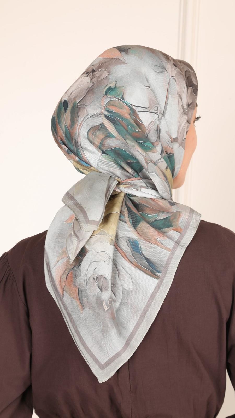 Locella Modal İpek Eşarp Zümrüt-3