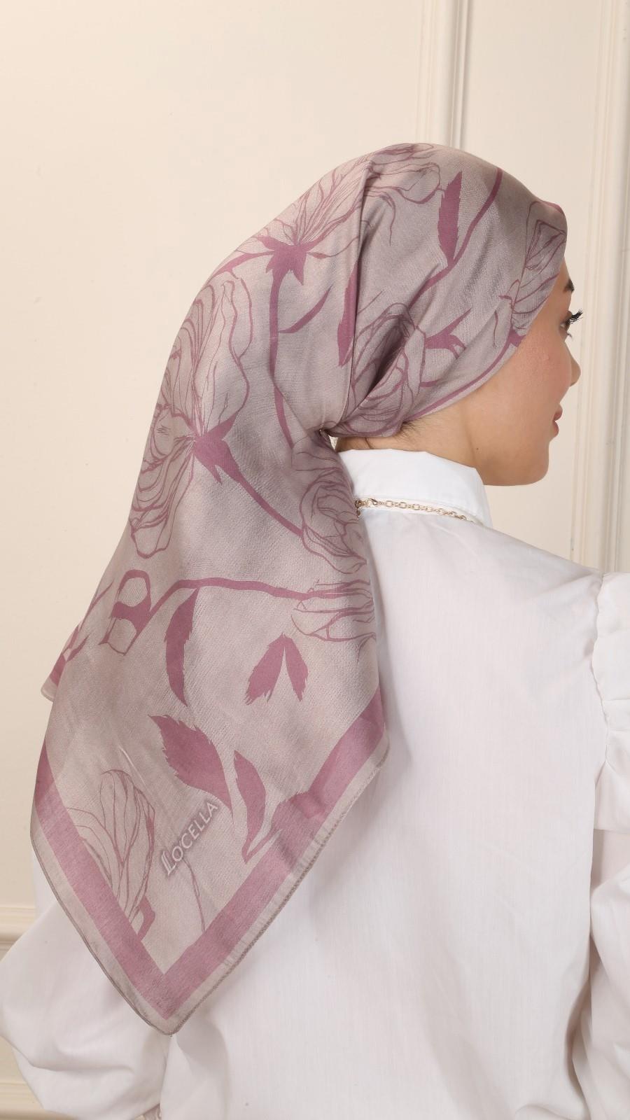 Locella Modal İpek Eşarp Pembe-4