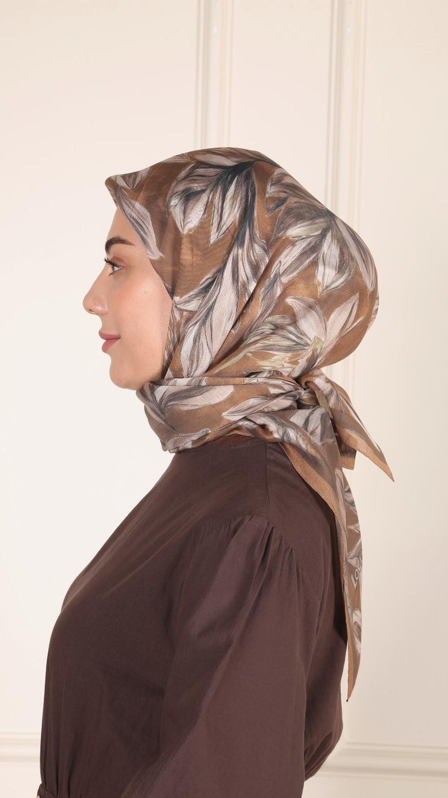 Locella Modal İpek Eşarp Camel-2