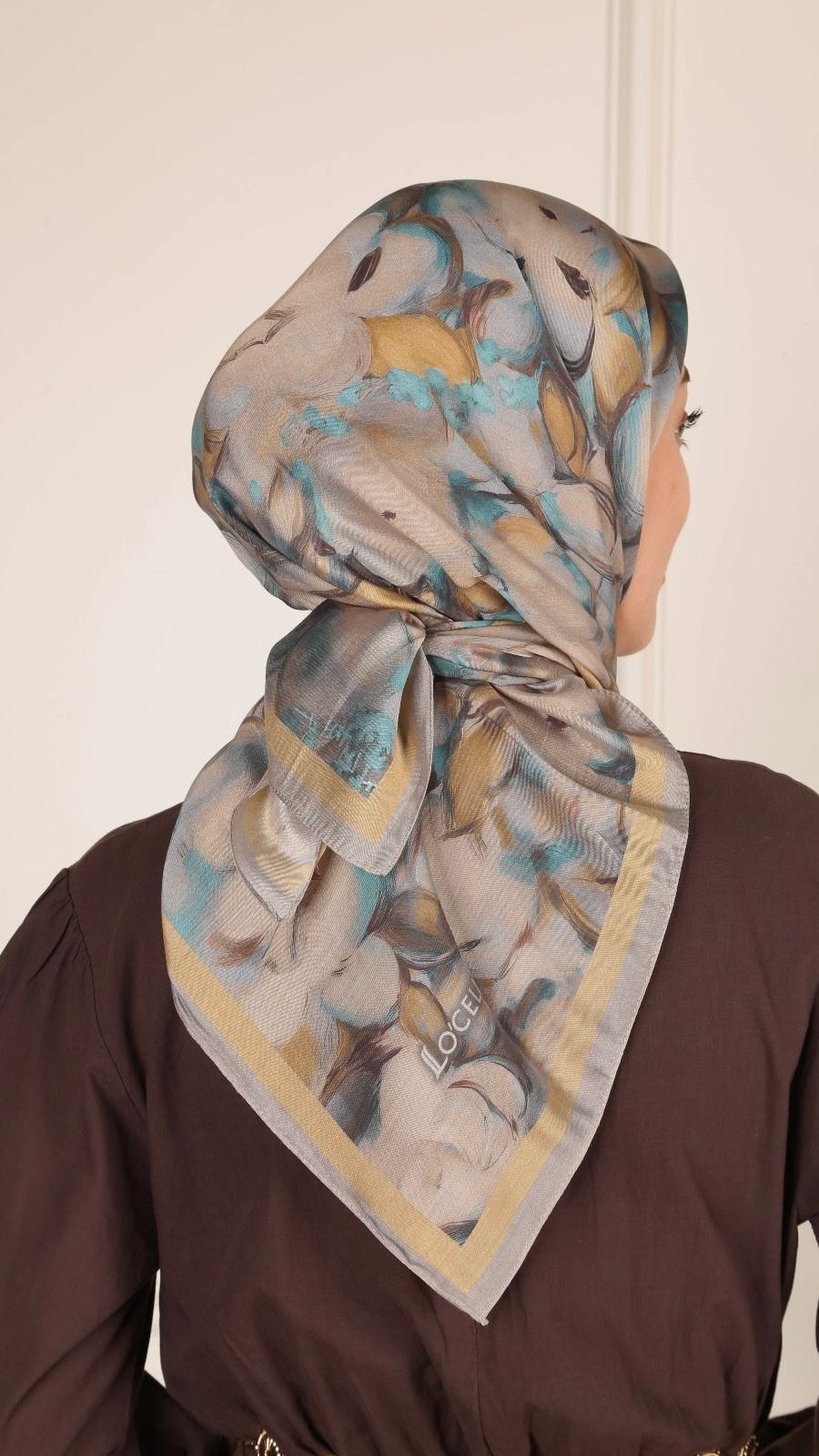 Locella Modal İpek Eşarp Bal Sarısı-1