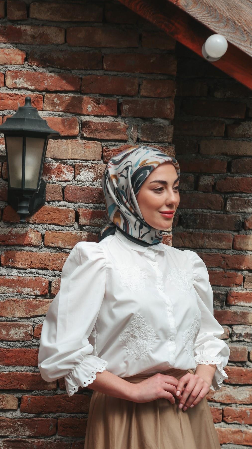 Locella Modal İpek Eşarp-8004