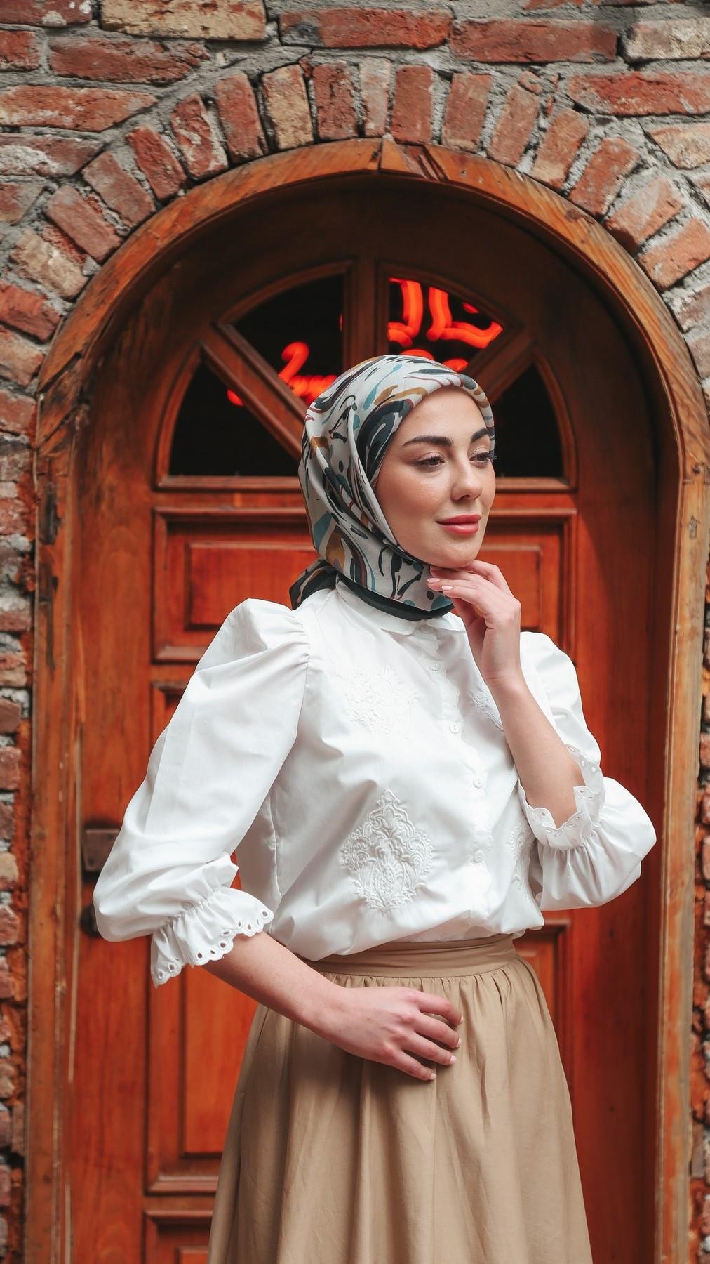 Locella Modal İpek Eşarp-8004