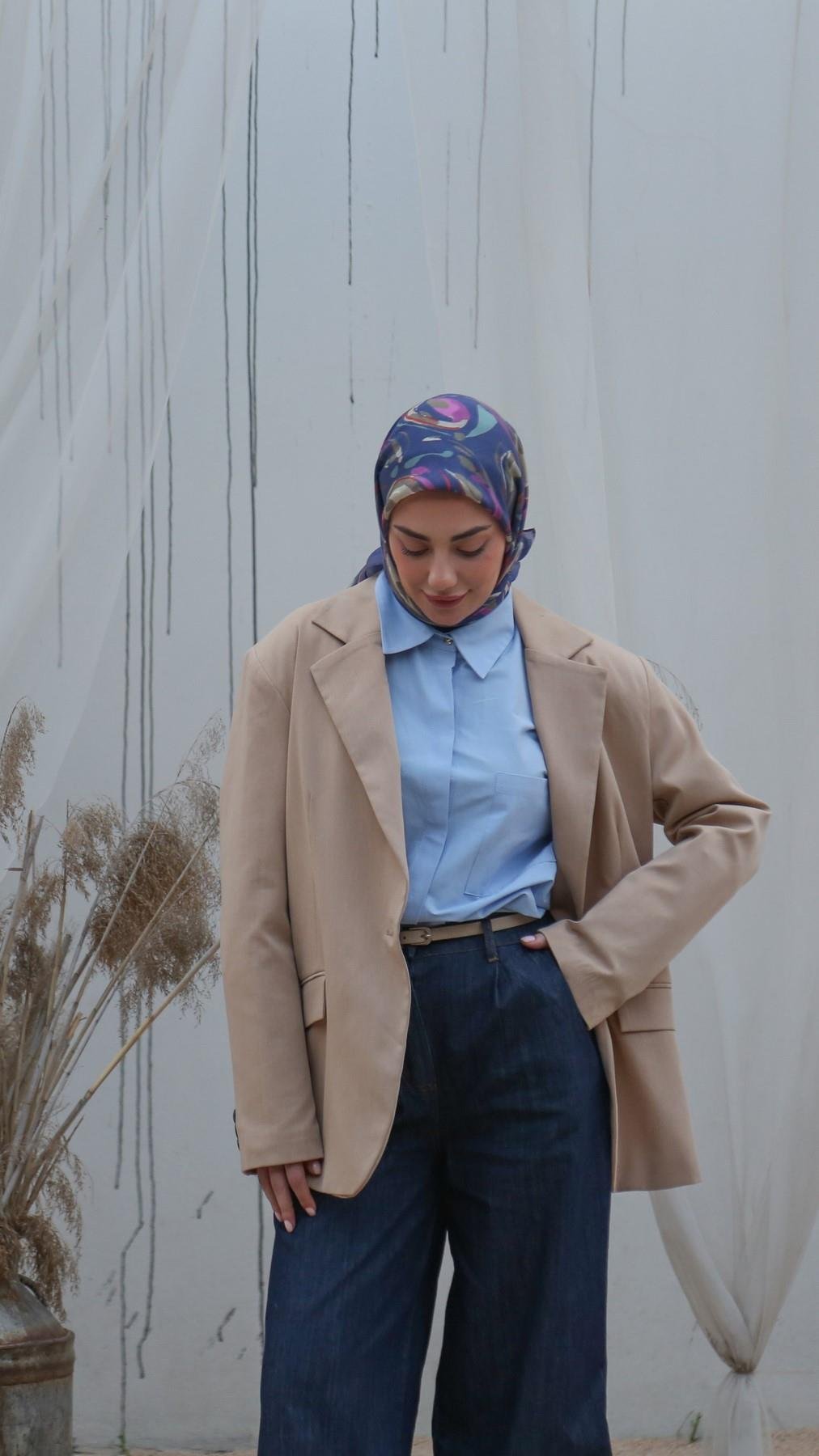 Locella Modal İpek Eşarp-8004