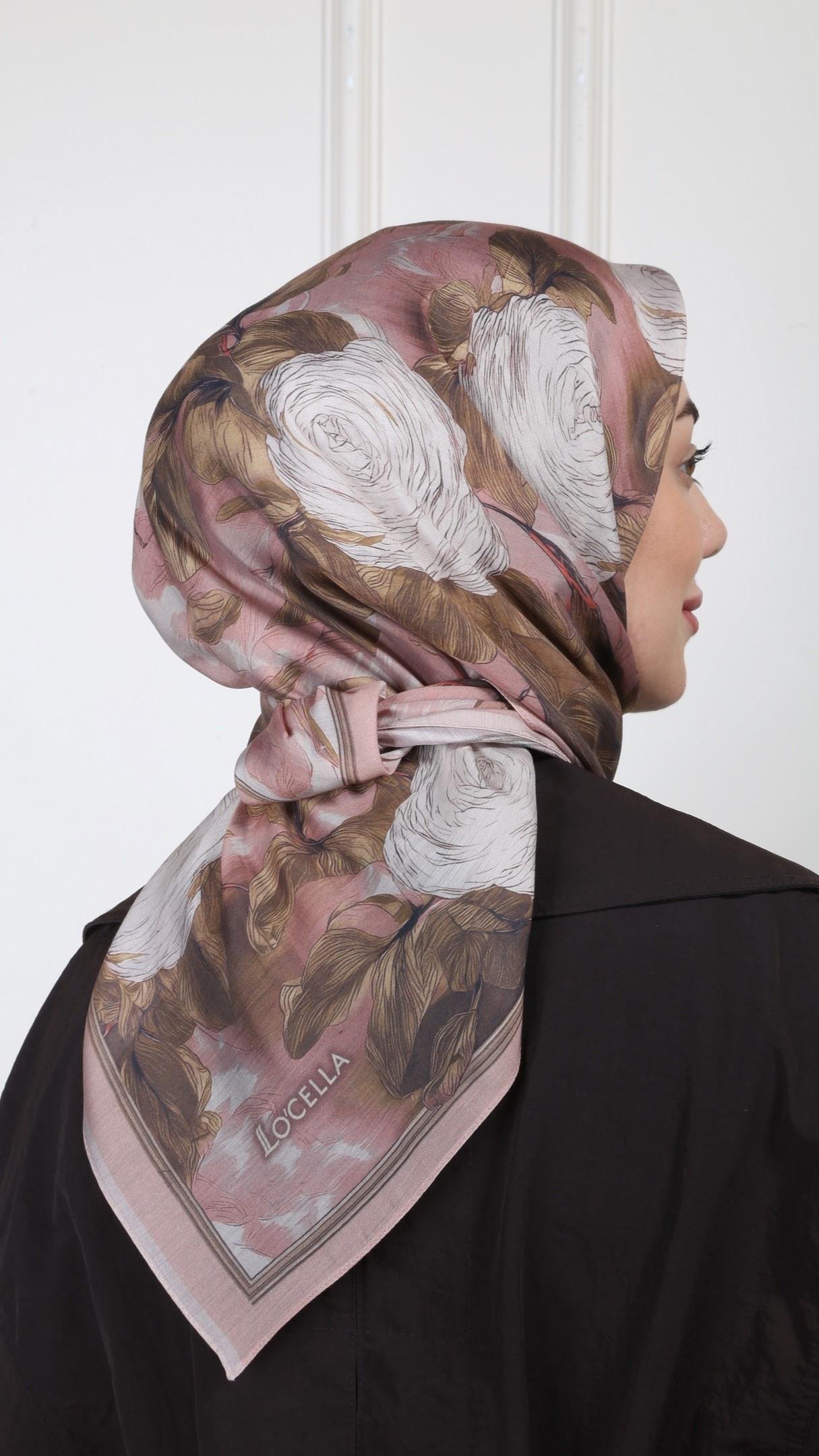Locella Modal İpek Eşarp Pembe-9