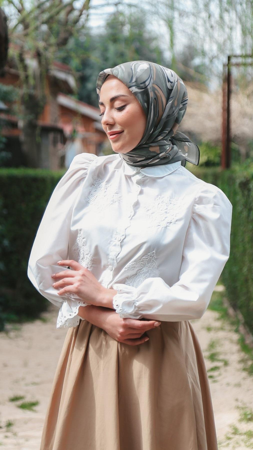 Locella Modal İpek Eşarp-8004