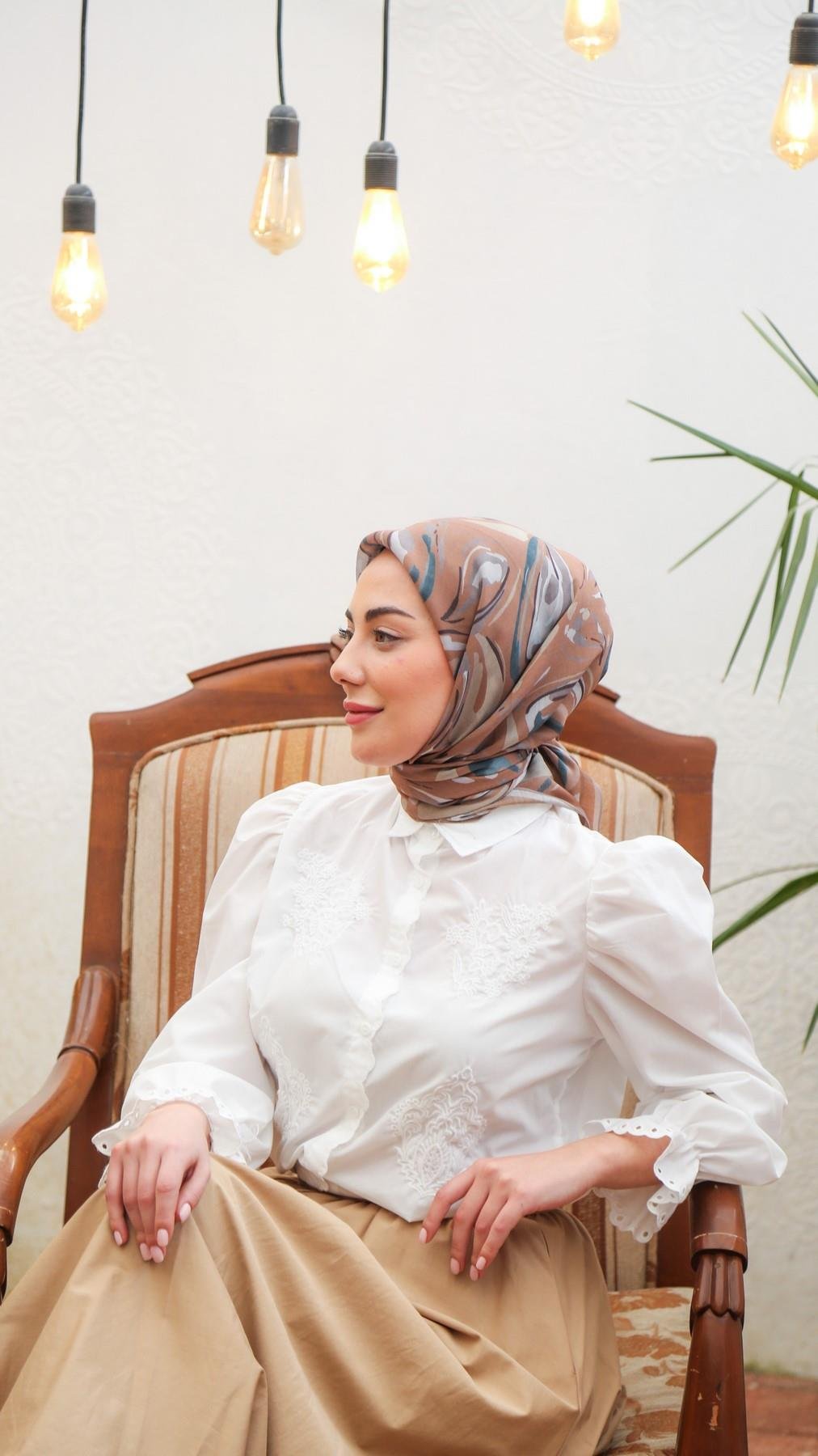 Locella Modal İpek Eşarp-8004