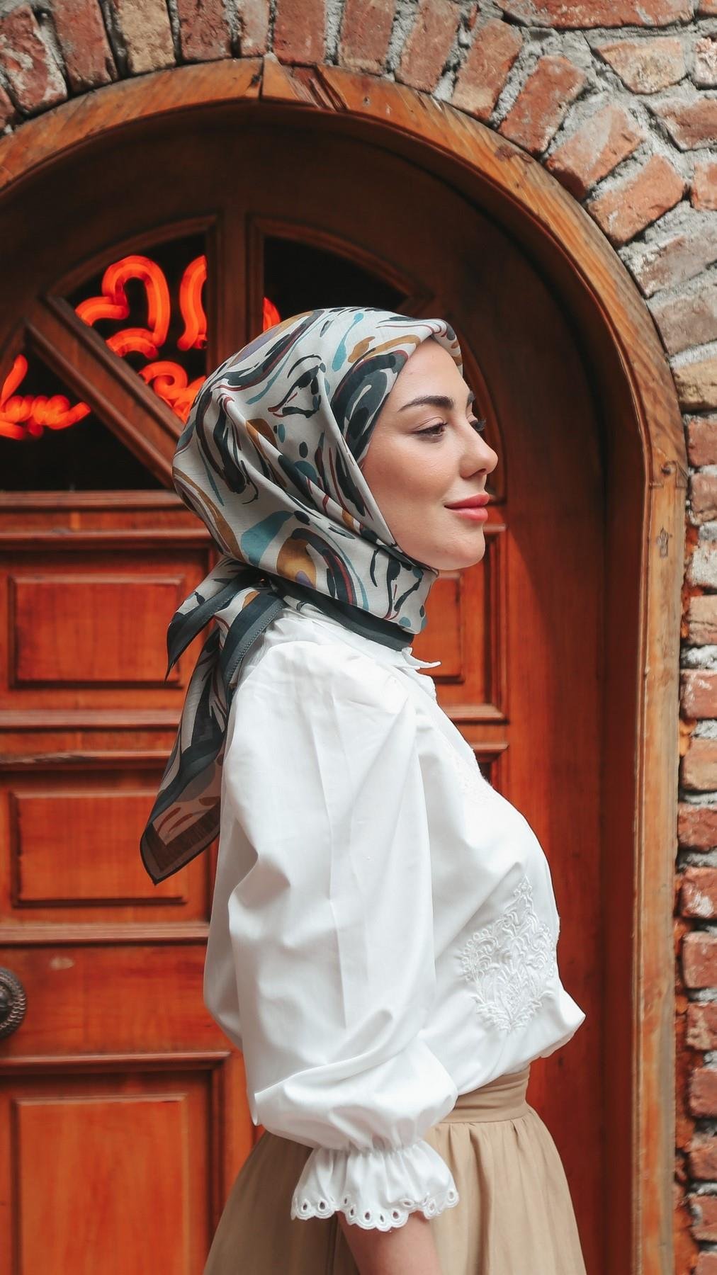 Locella Modal İpek Eşarp-8004