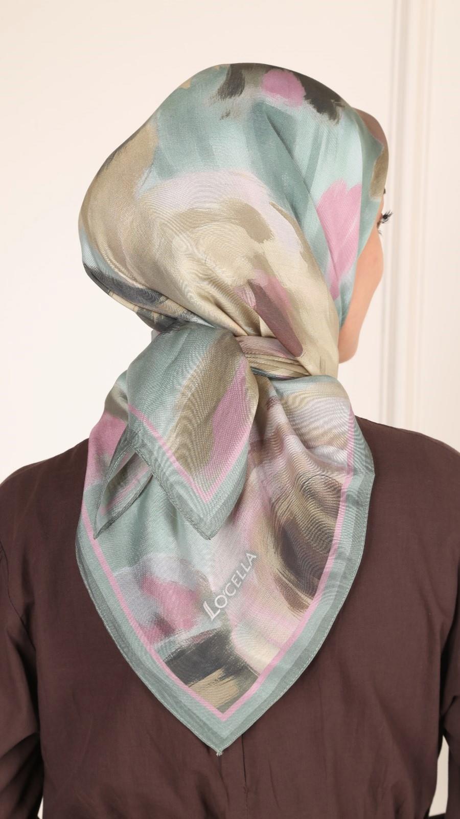 Locella Modal İpek Eşarp Mint Yeşili-3
