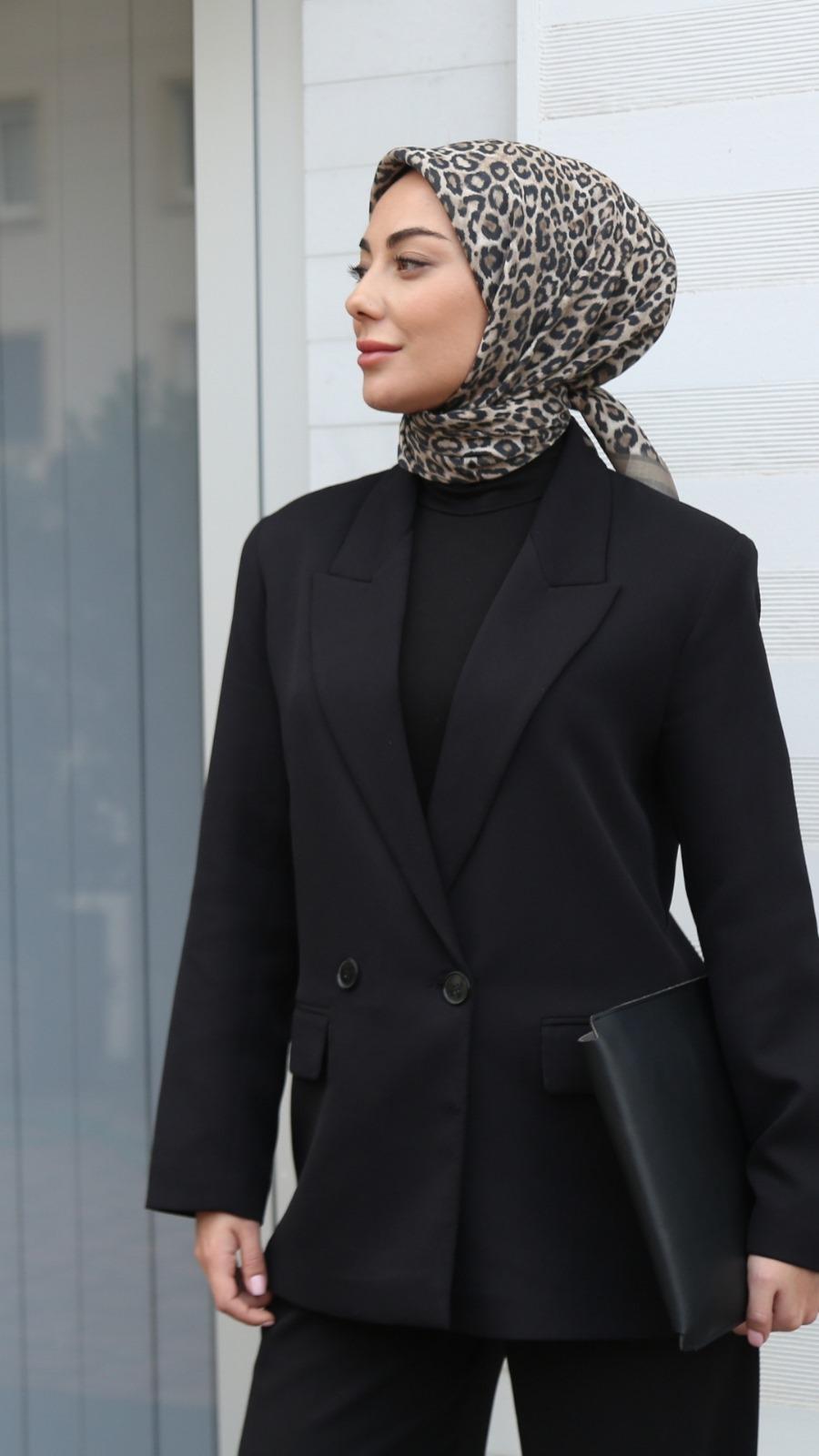 Locella Modal İpek Eşarp Yeşil-8