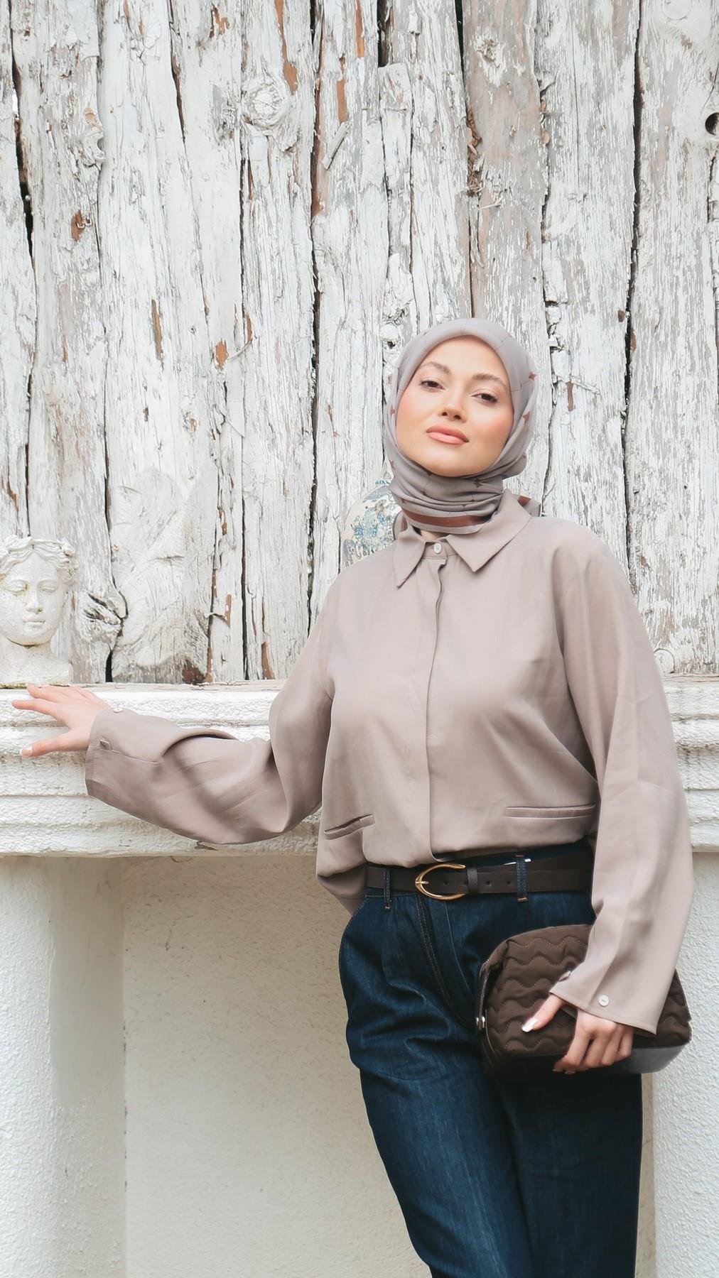 Locella Modal İpek Eşarp-8004