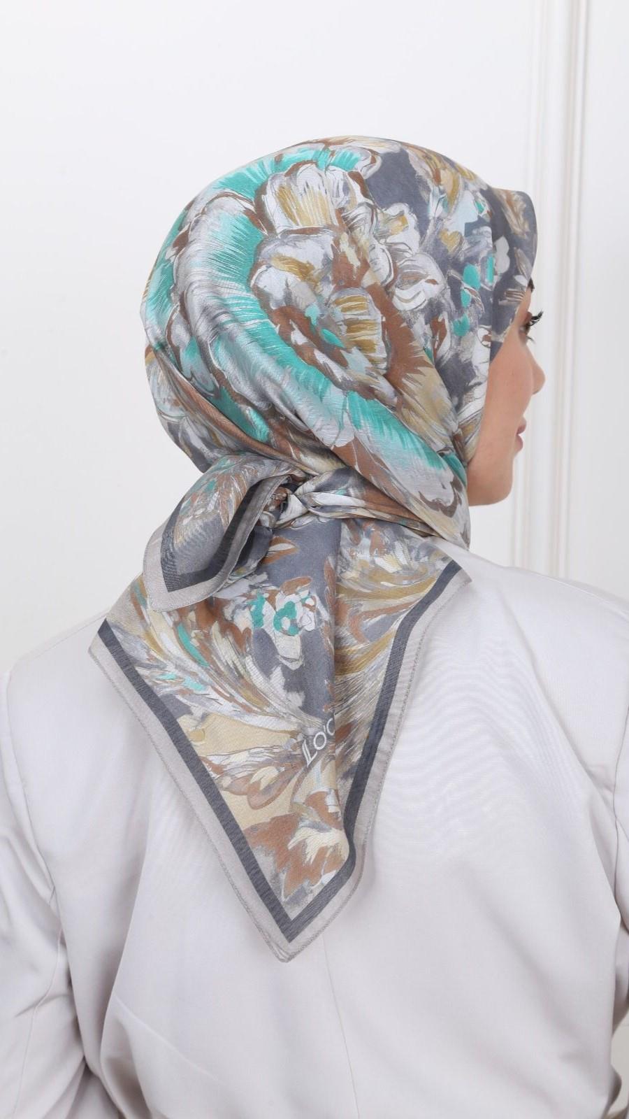 Locella Modal İpek Eşarp Siyah-10