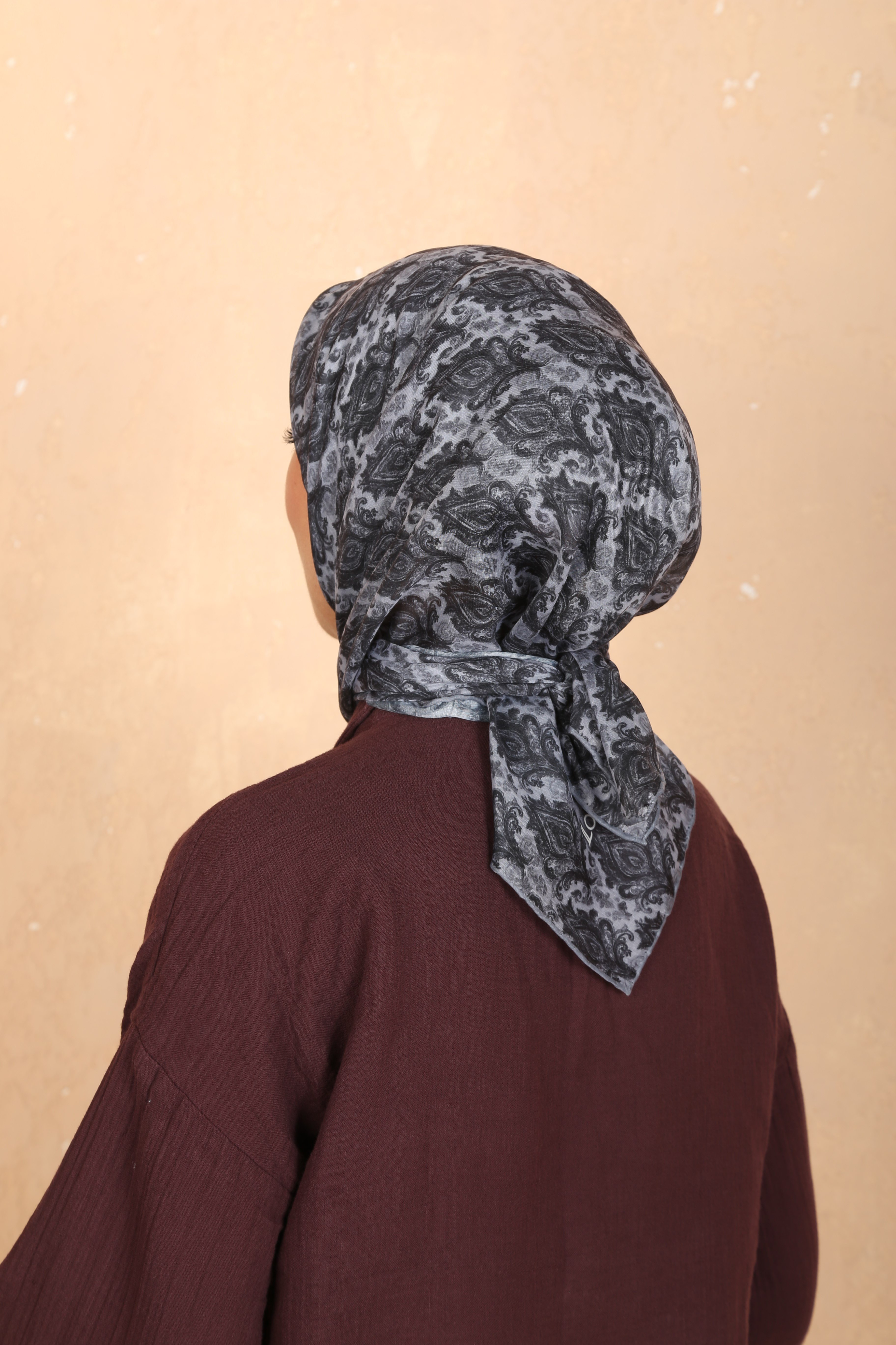 Locella Pamuk Vual Eşarp Antrasit
