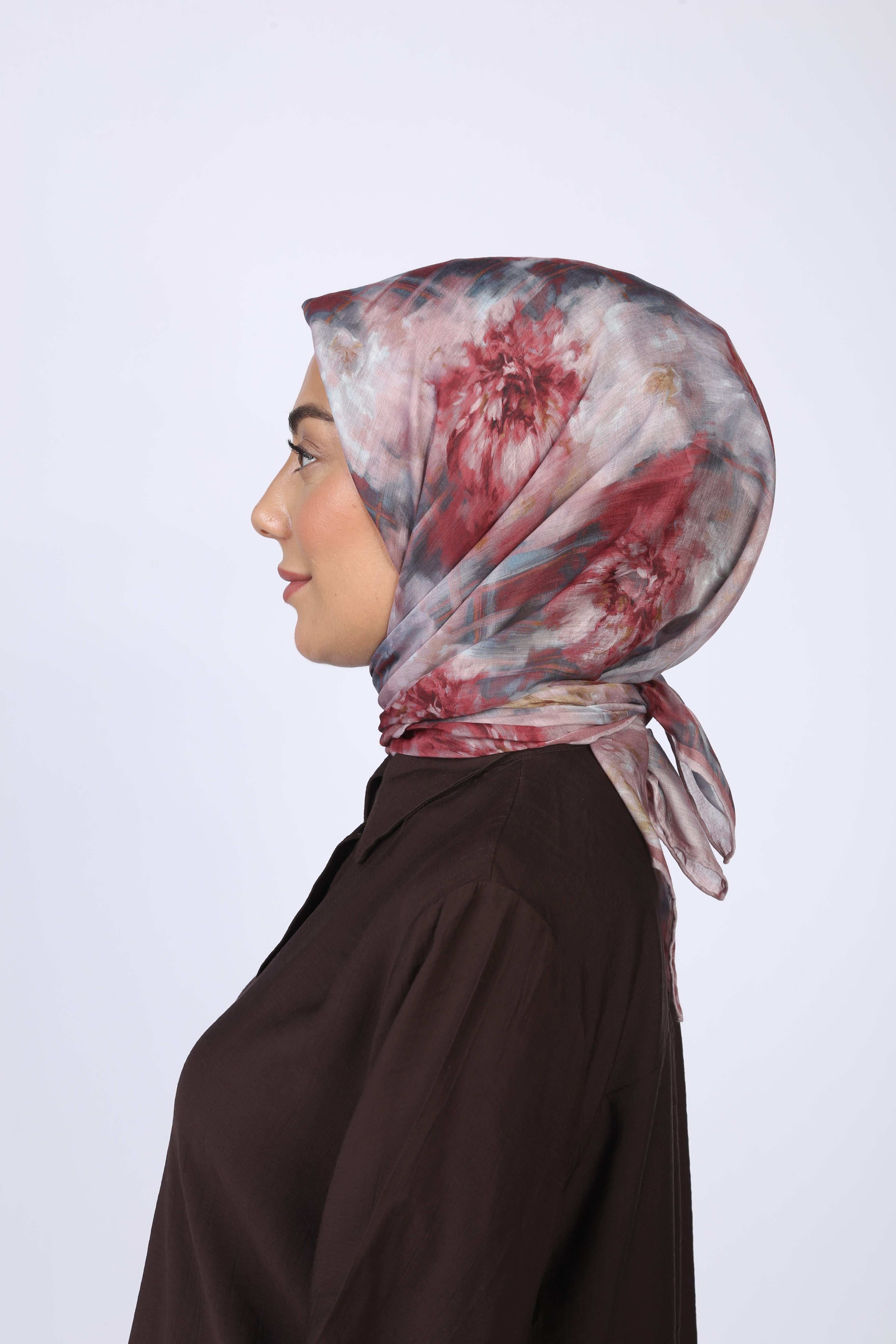 Locella Pamuk Vual Eşarp-Pembe