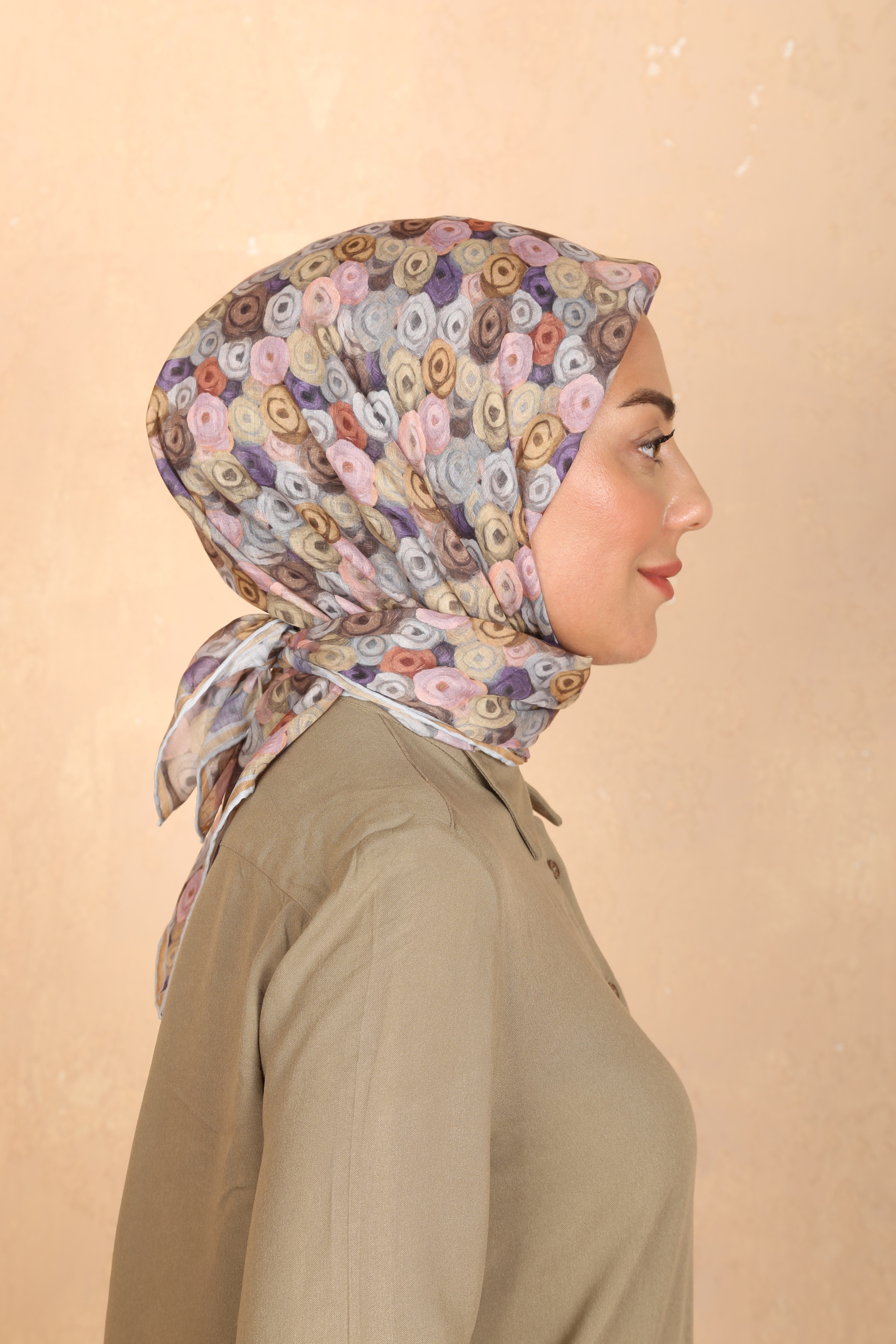 Locella Pamuk Vual Eşarp-Sarı