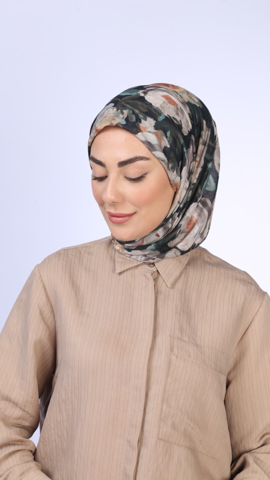 Locella Pamuk Vual Eşarp Siyah
