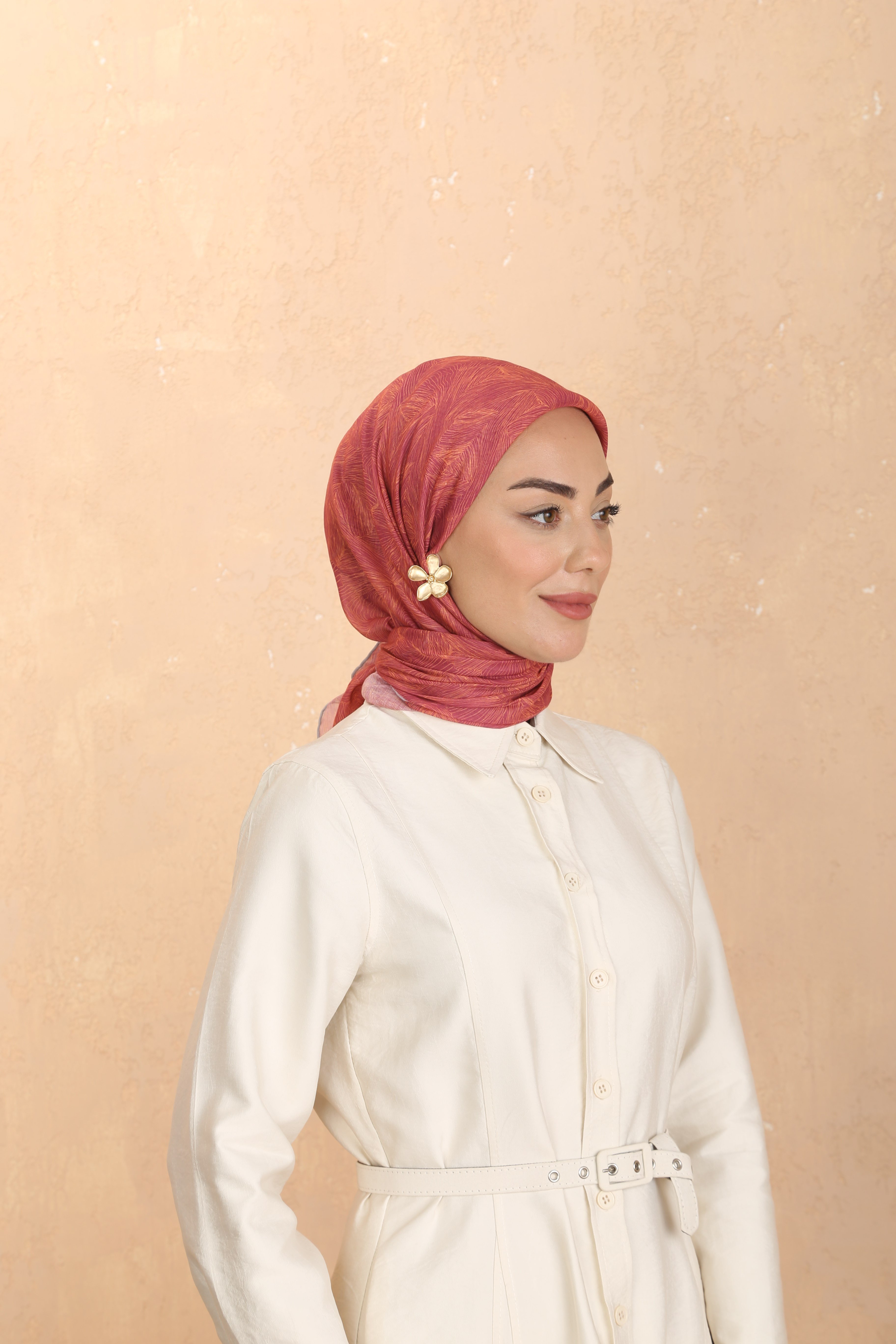 Locella Pamuk Vual Eşarp Fuşya