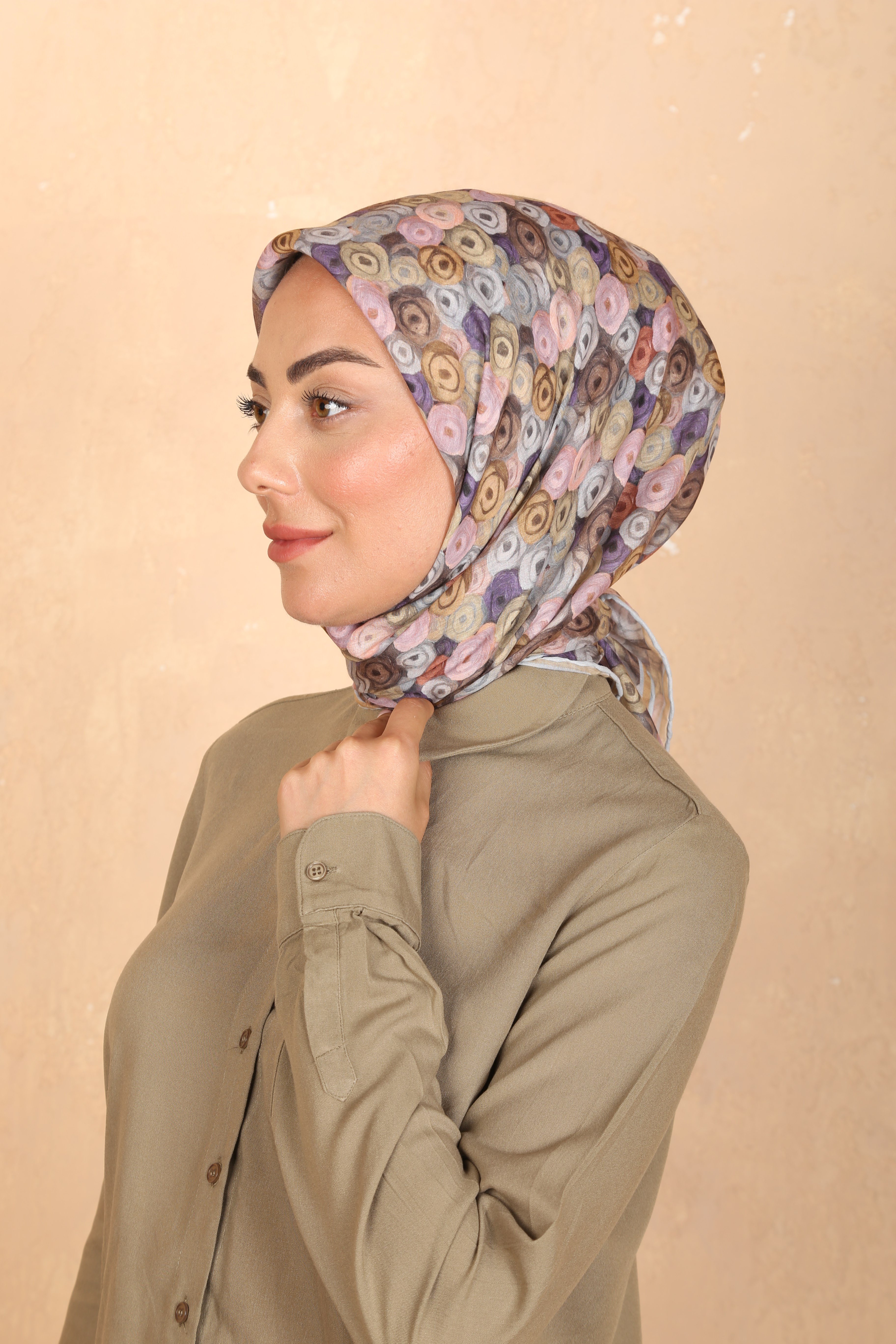 Locella Pamuk Vual Eşarp-Sarı
