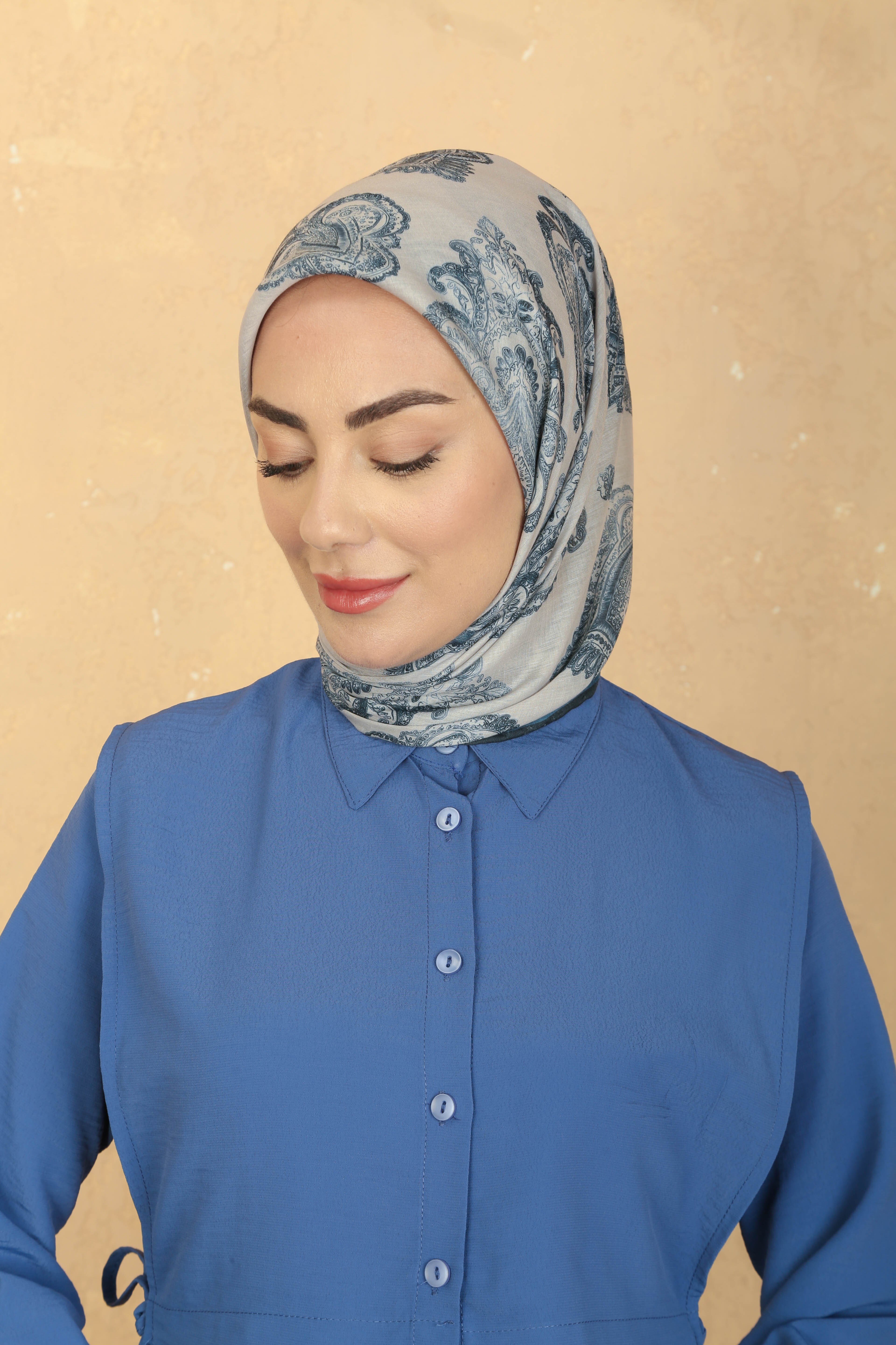 Locella Pamuk Vual Eşarp Somon