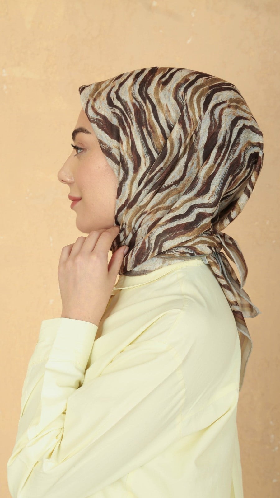 Locella Pamuk Vual Eşarp Sarı