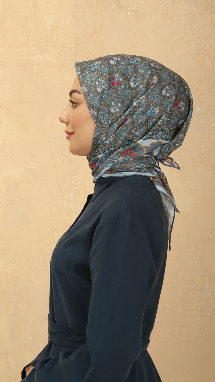 Locella Pamuk Vual Eşarp Gri