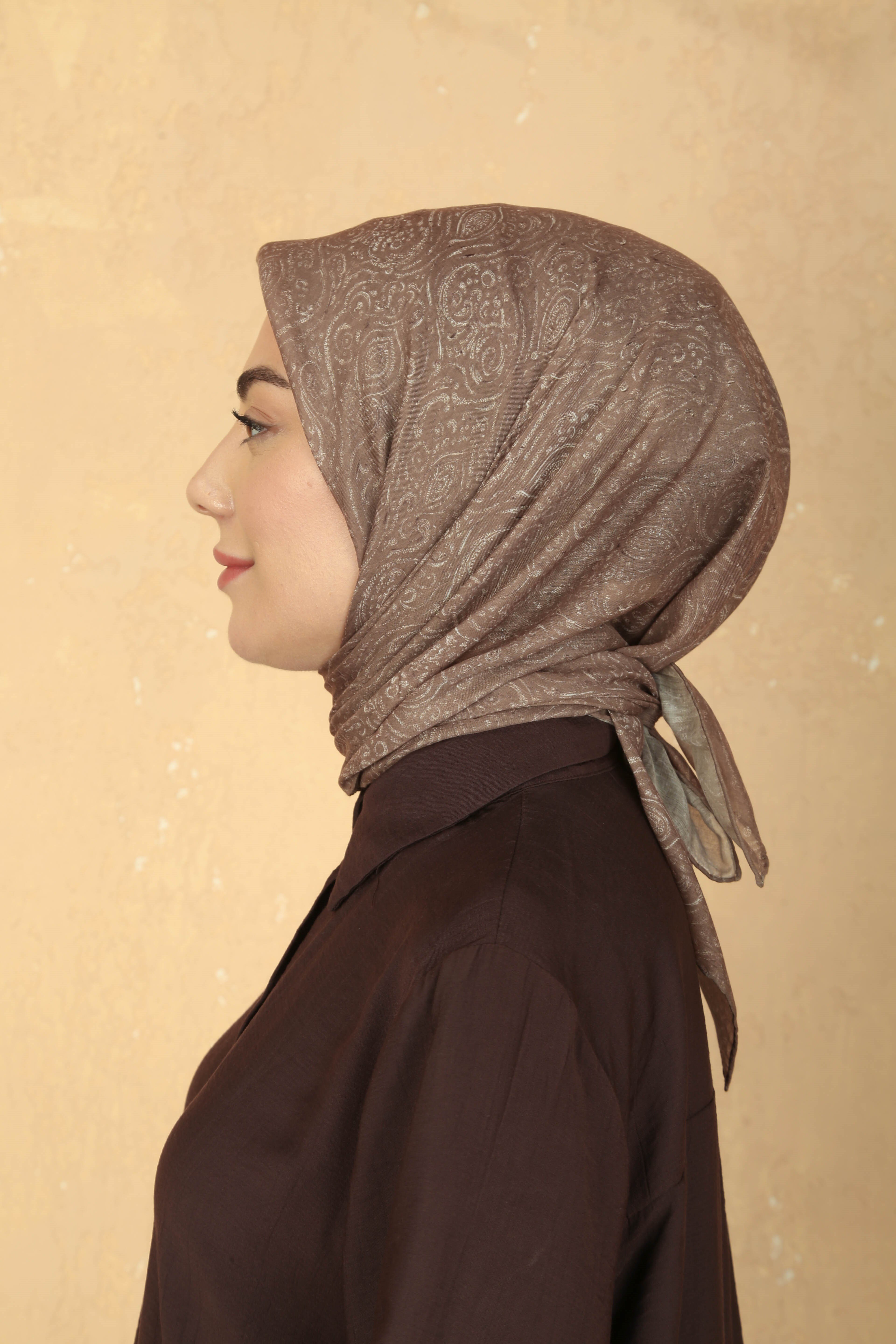 Locella Pamuk Vual Eşarp Haki