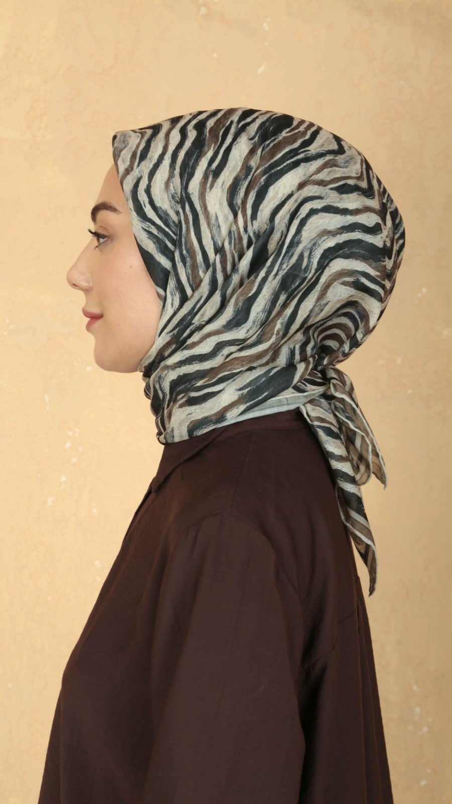 Locella Pamuk Vual Eşarp Siyah