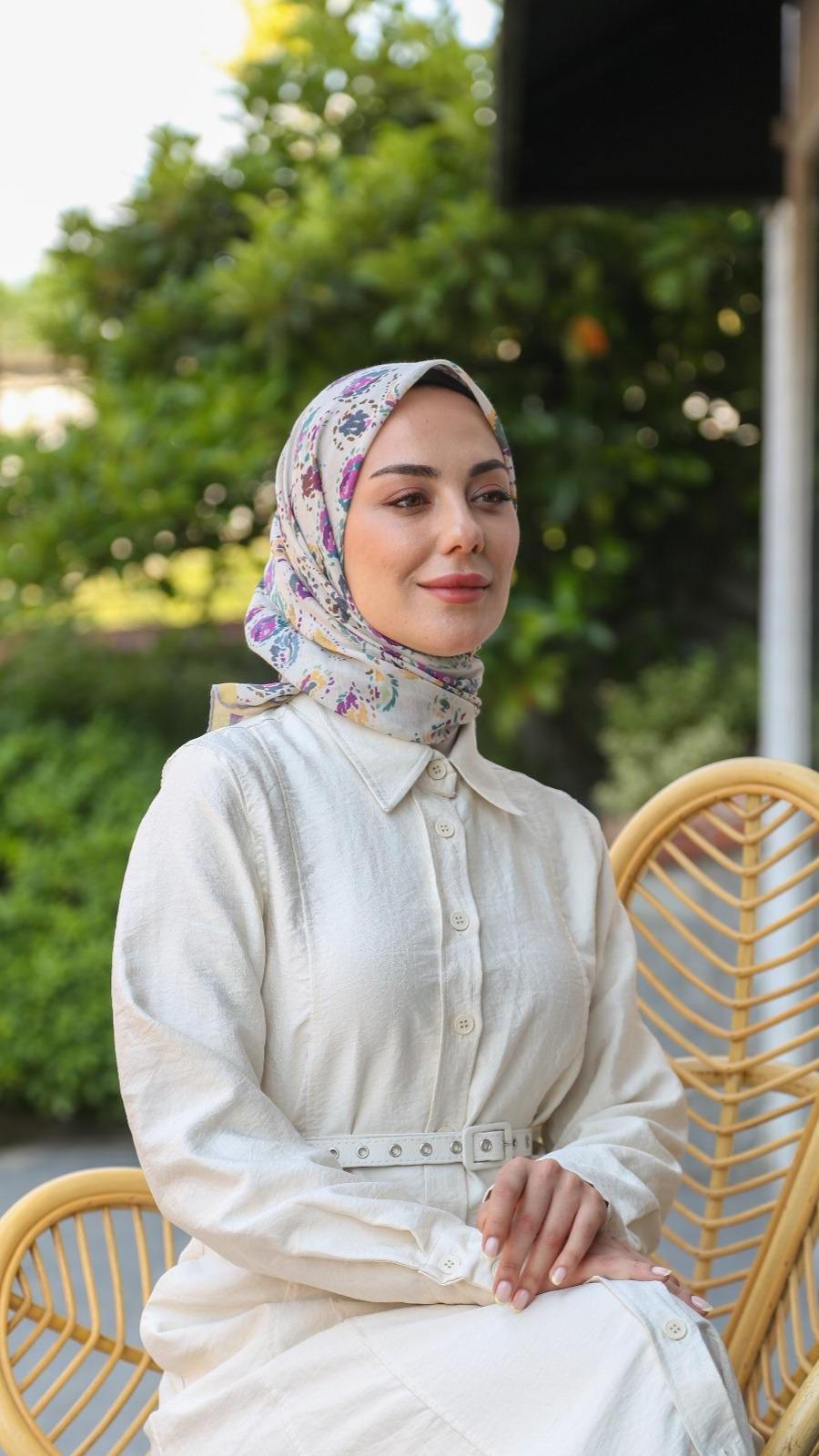 Locella Pamuk Vual Eşarp Sarı-1