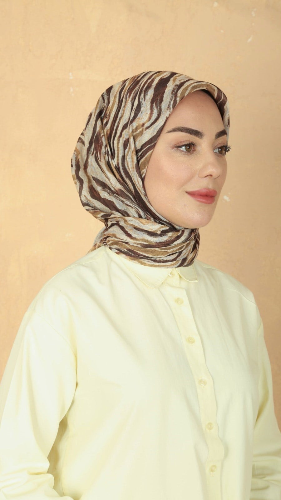 Locella Pamuk Vual Eşarp Sarı