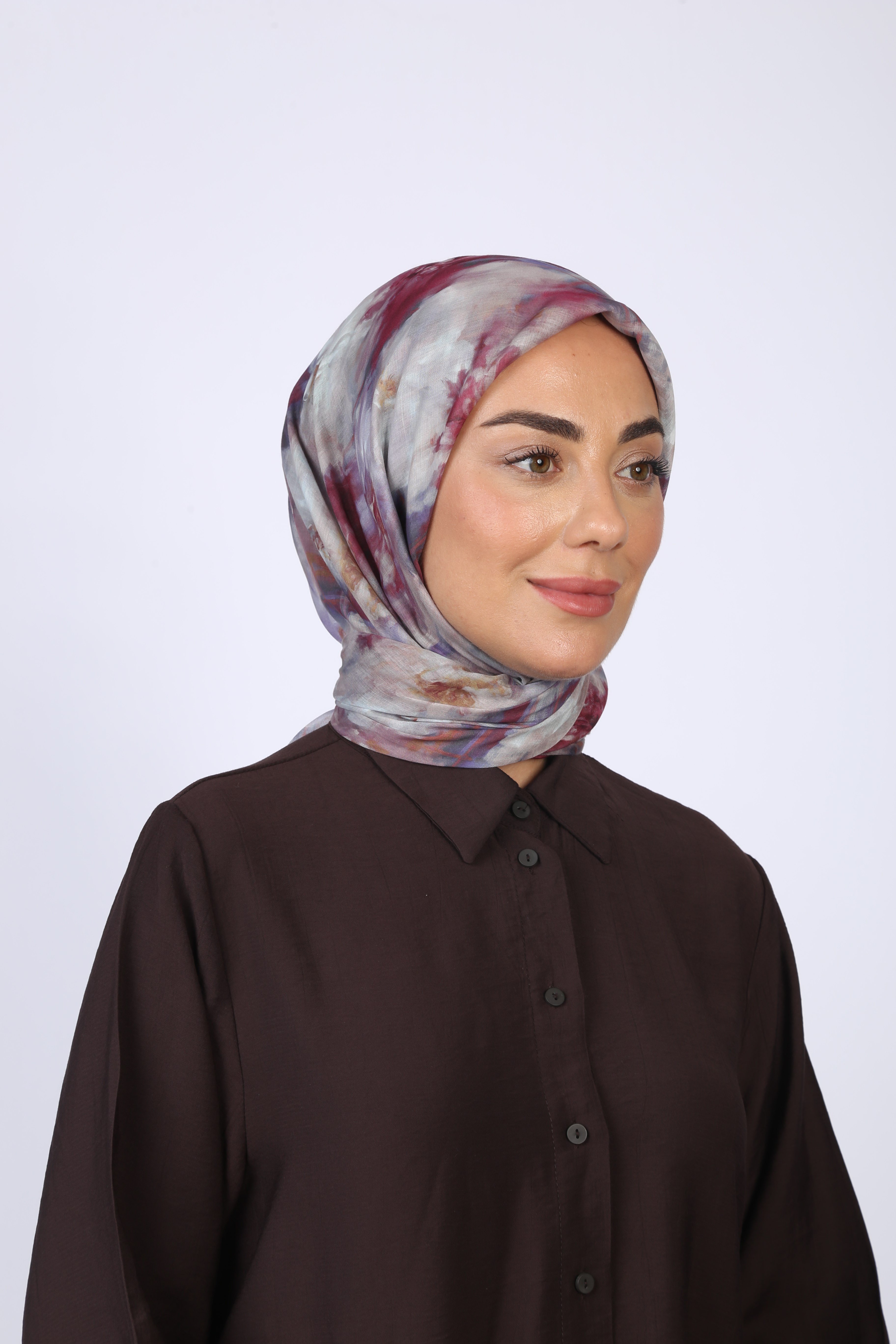 Locella Pamuk Vual Eşarp-Fuşya
