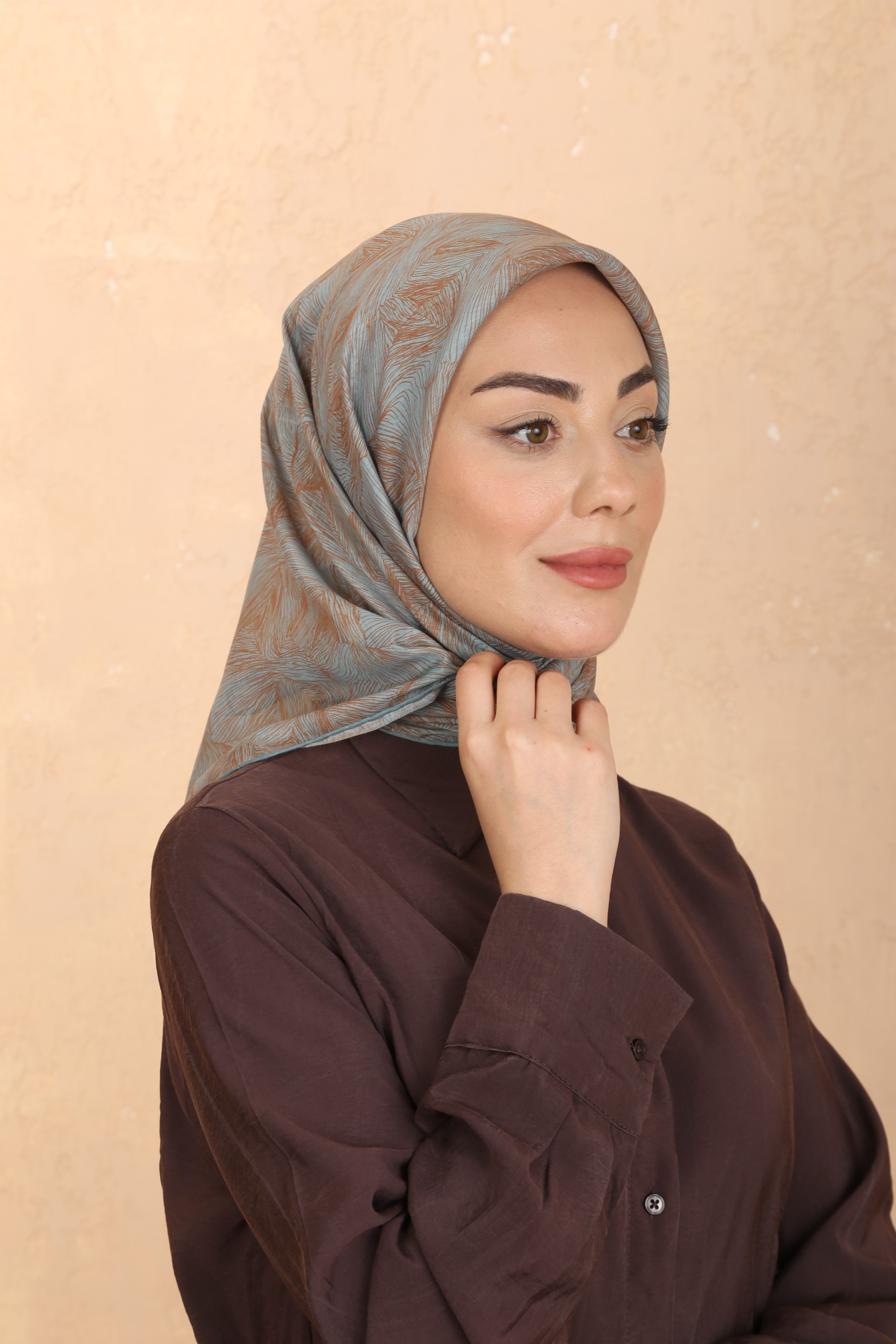 Locella Pamuk Vual Eşarp Mint Yeşili