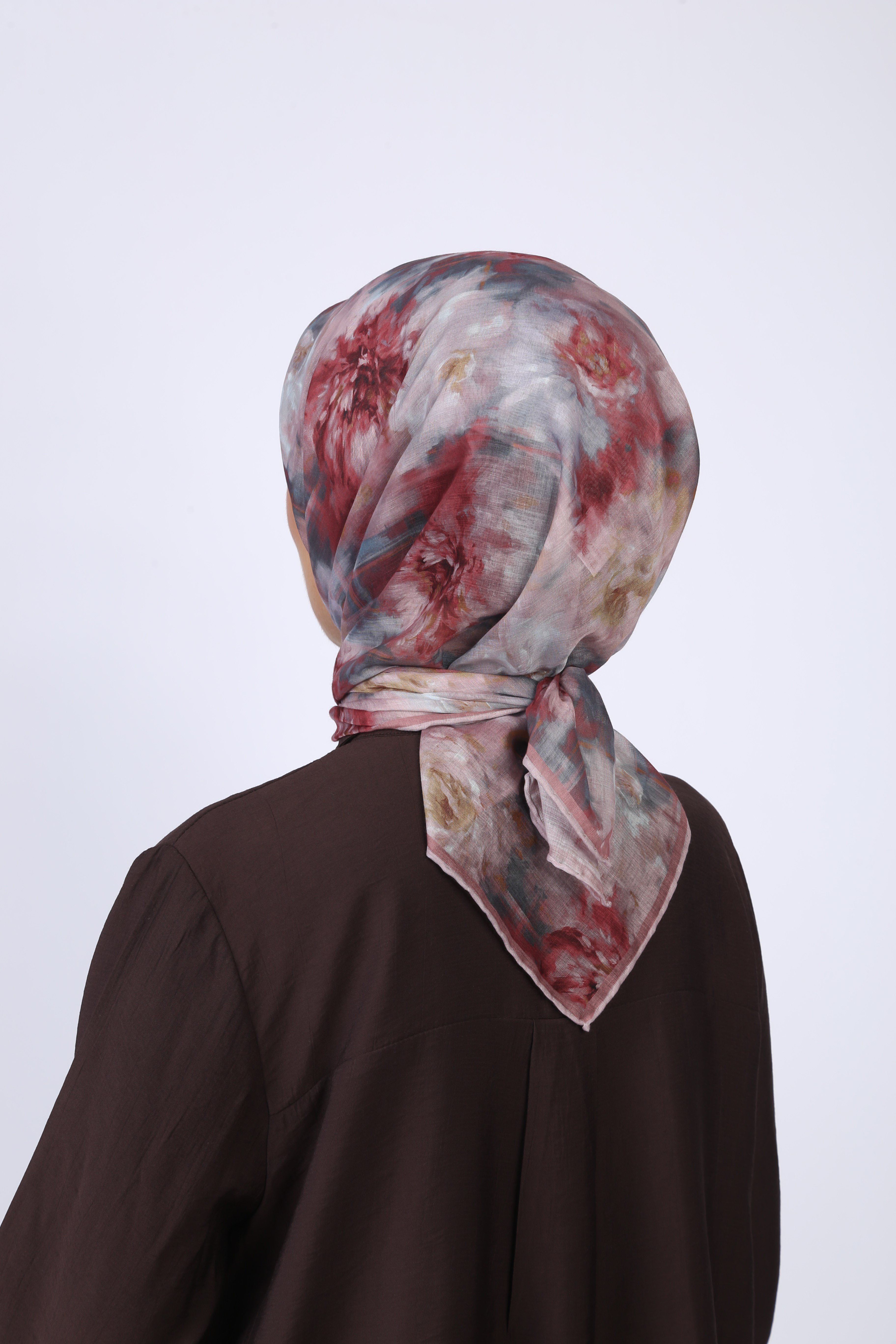 Locella Pamuk Vual Eşarp-Pembe