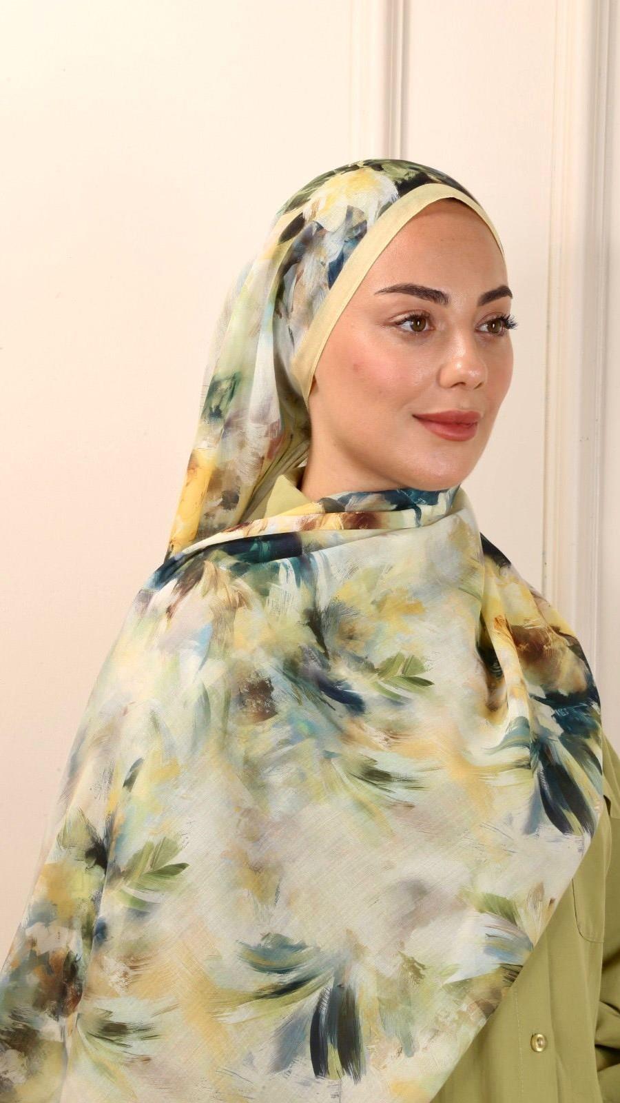 Locella Pamuk Vual Şal Velora Desen-7