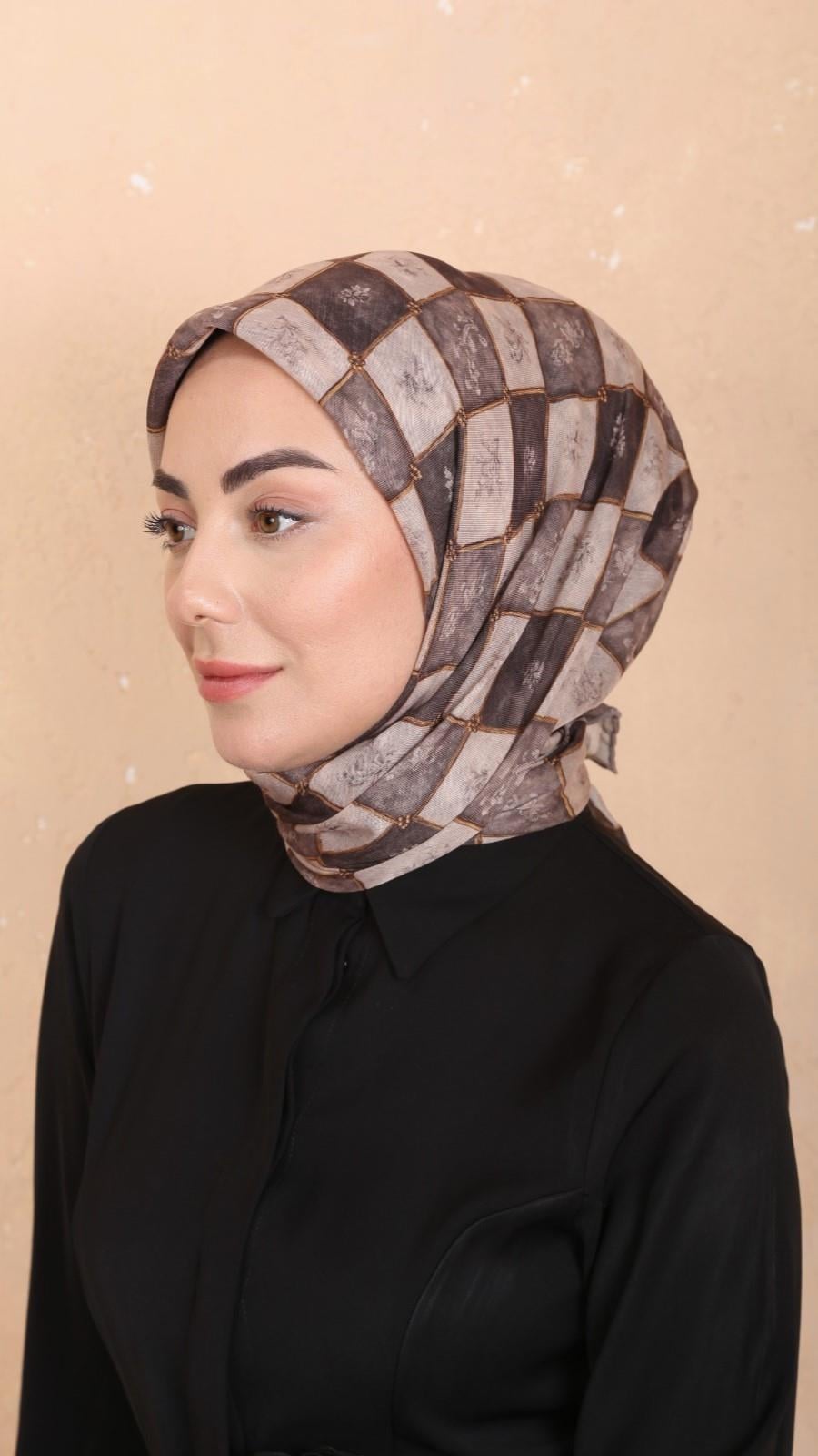 Locella Soft Pamuk Eşarp Sütlü Kahve