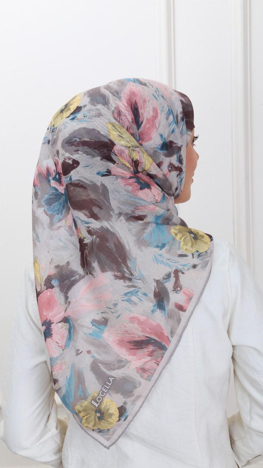 Locella Soft Pamuk Eşarp Vizon-1