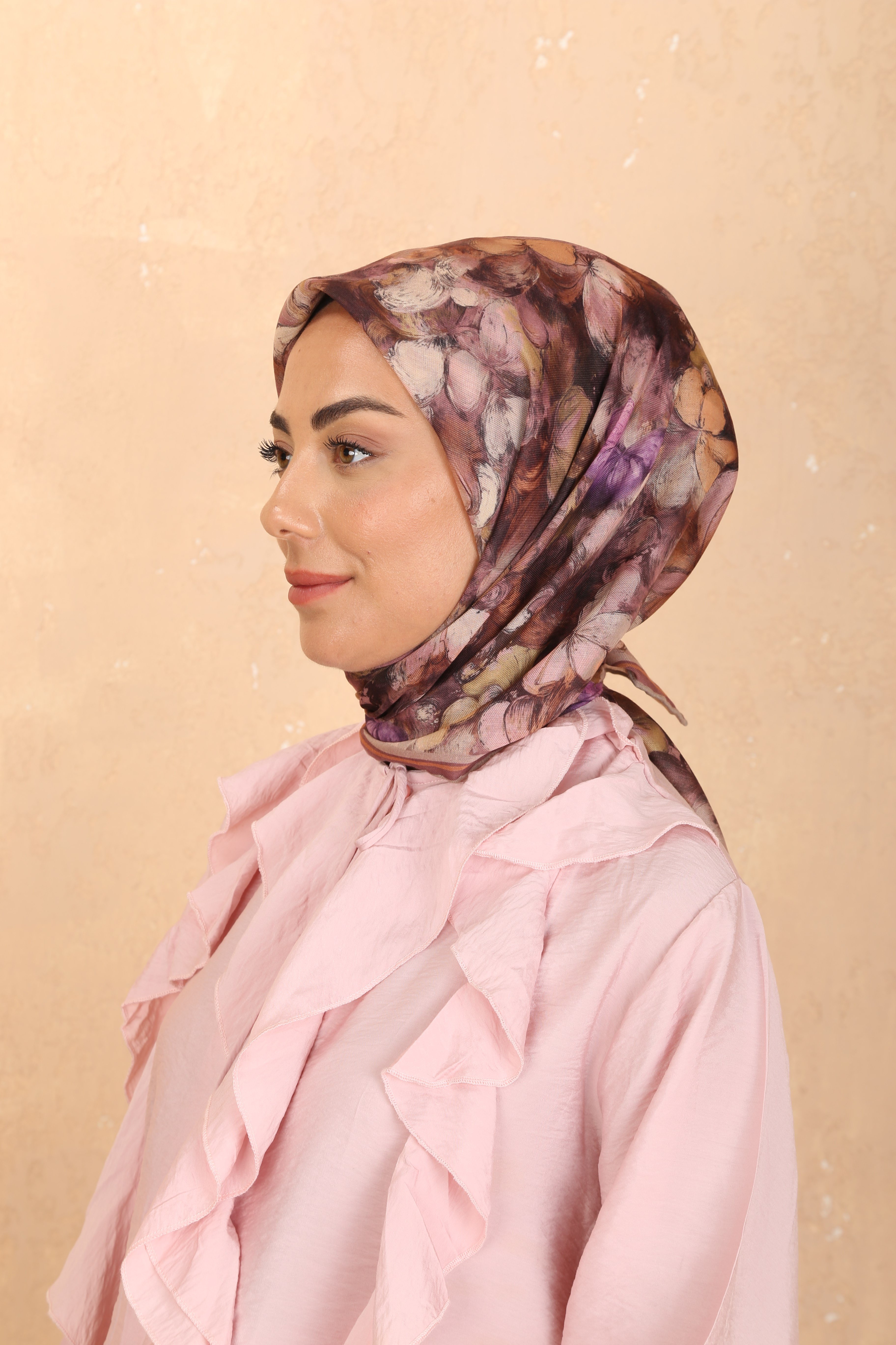 Locella Soft Pamuk Eşarp Pembe