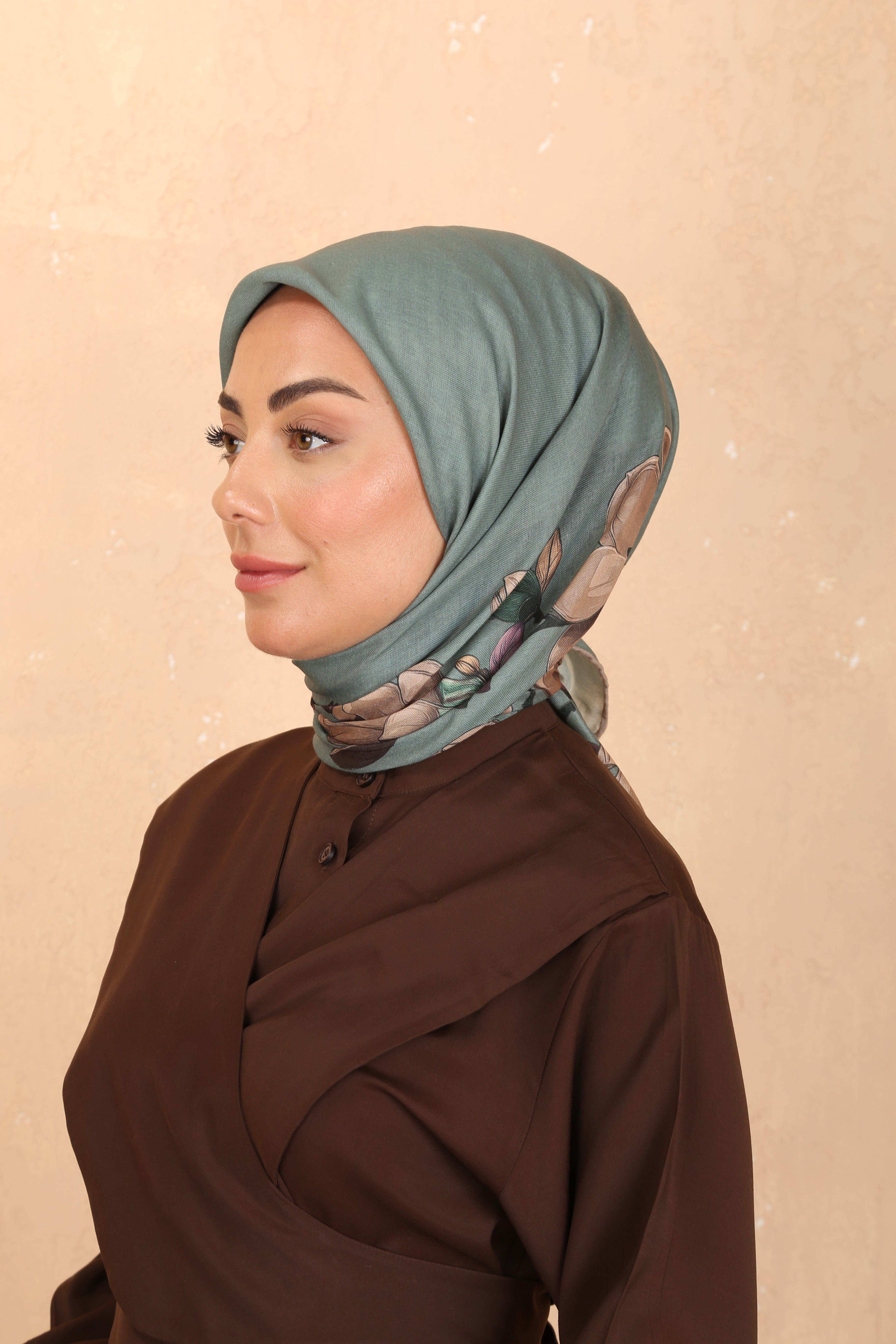 Locella Soft Pamuk Eşarp-Ihlamur Yeşili