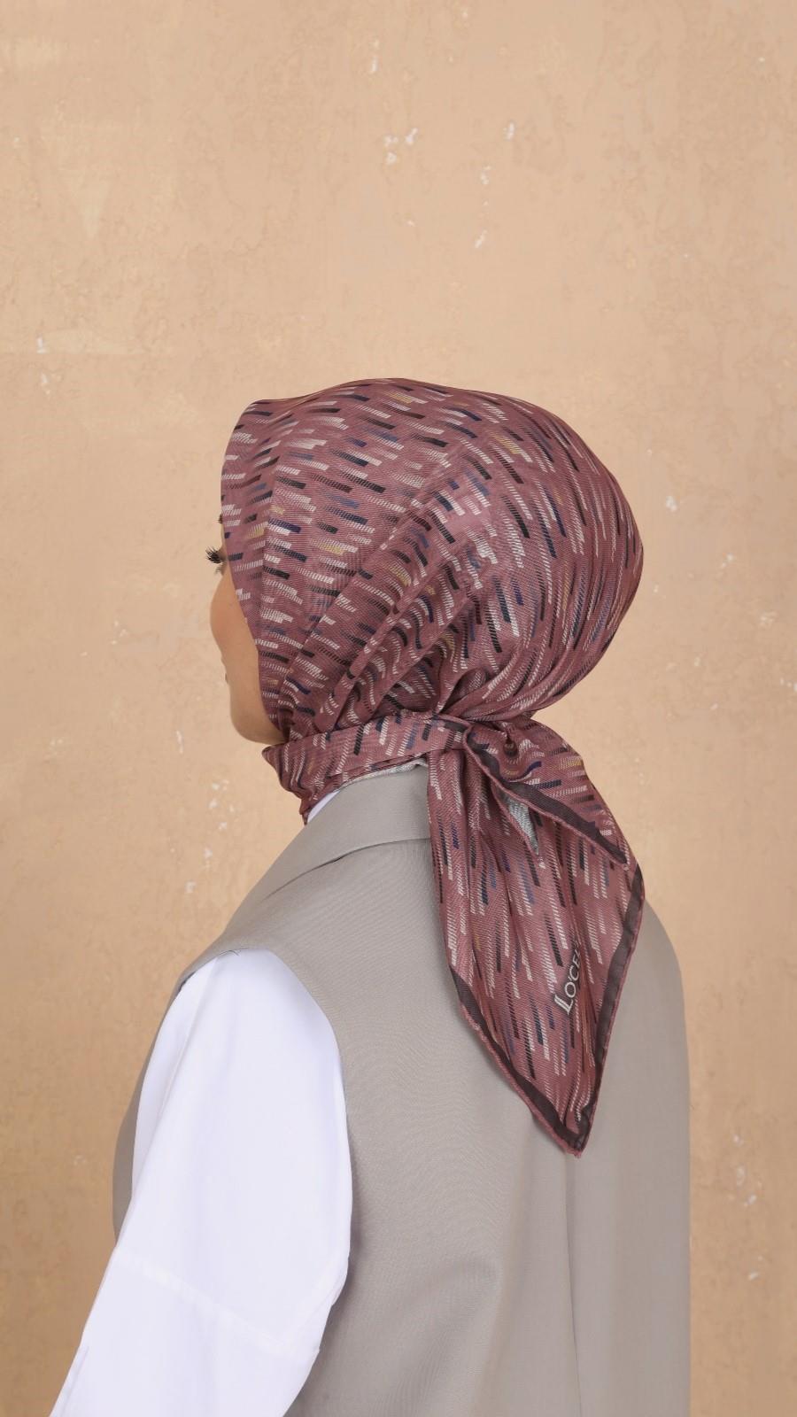 Locella Soft Pamuk Eşarp Pembe-6