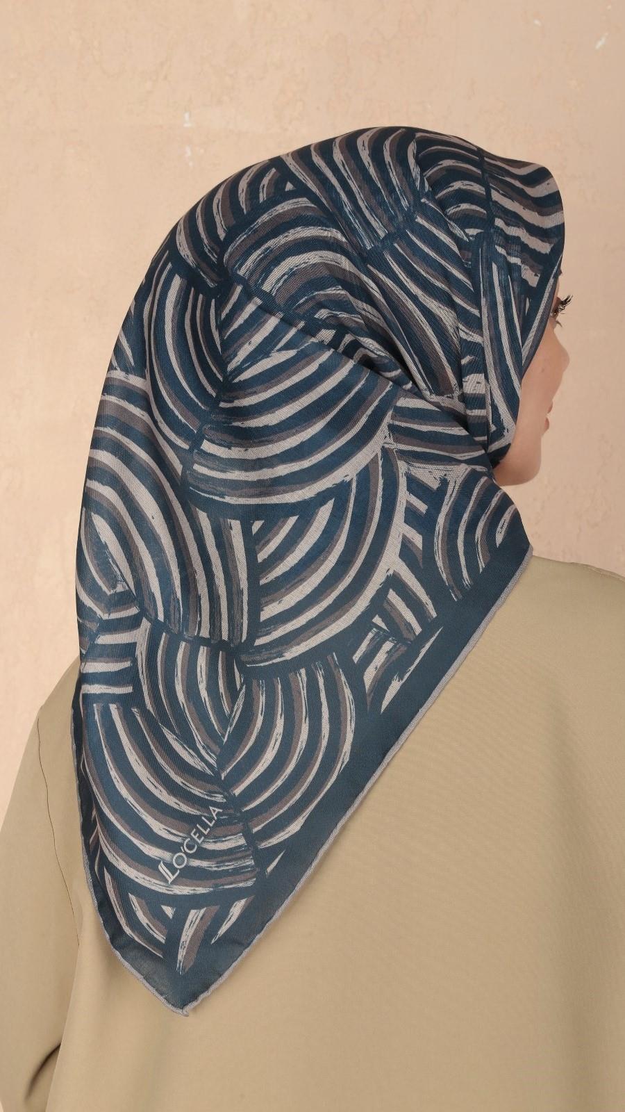 Locella Soft Pamuk Eşarp Zümrüt Yeşili-11