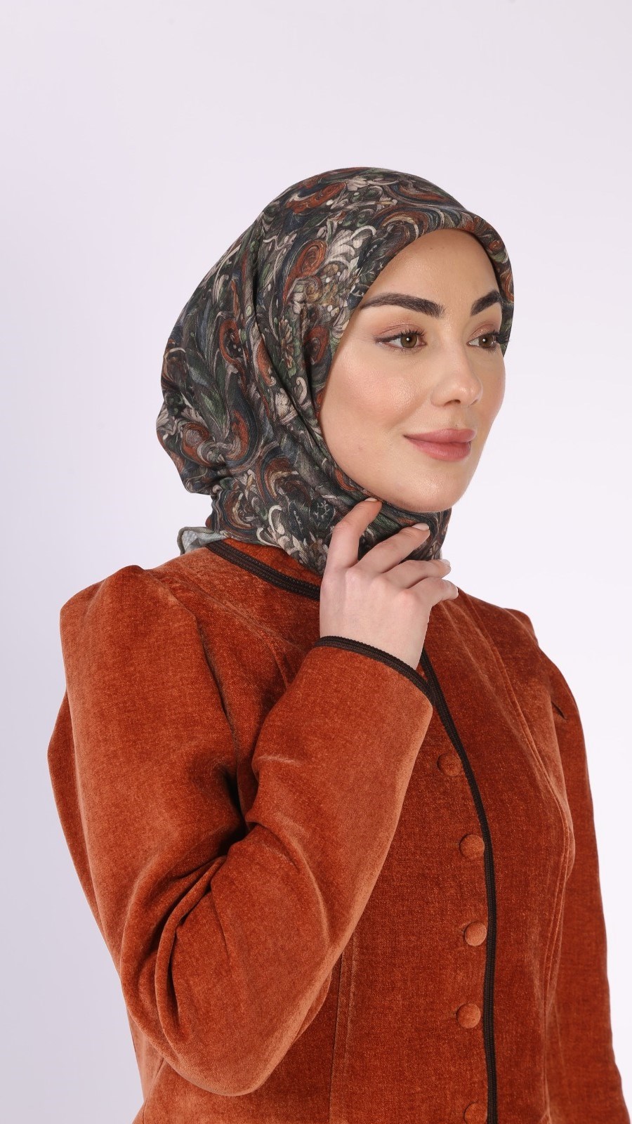 Locella Soft Pamuk Eşarp Vizon