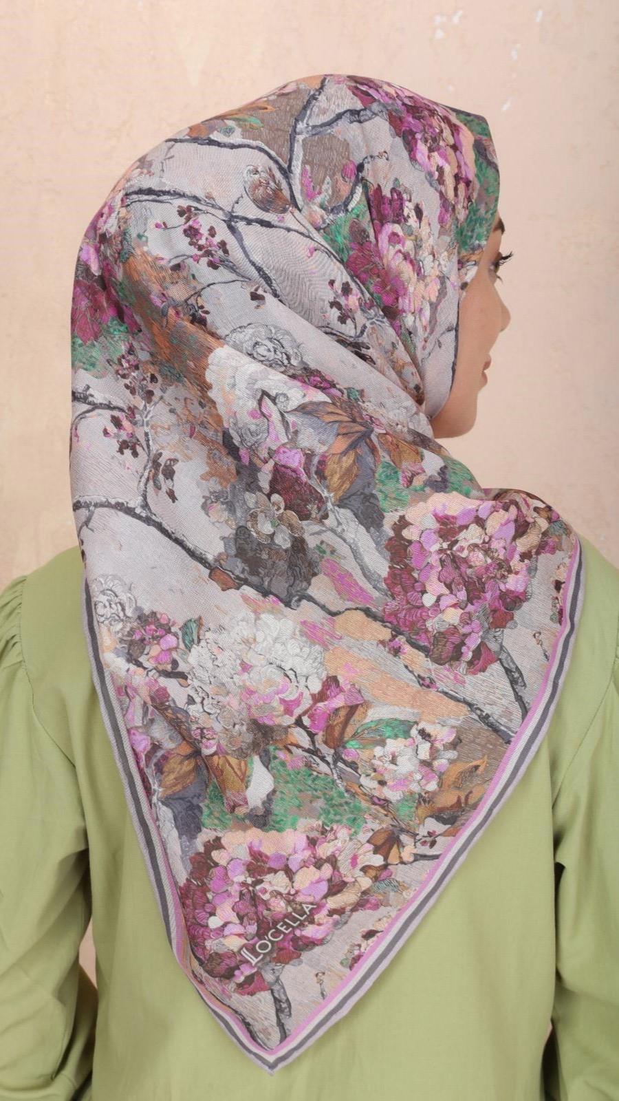 Locella Soft Pamuk Eşarp Pembe-1