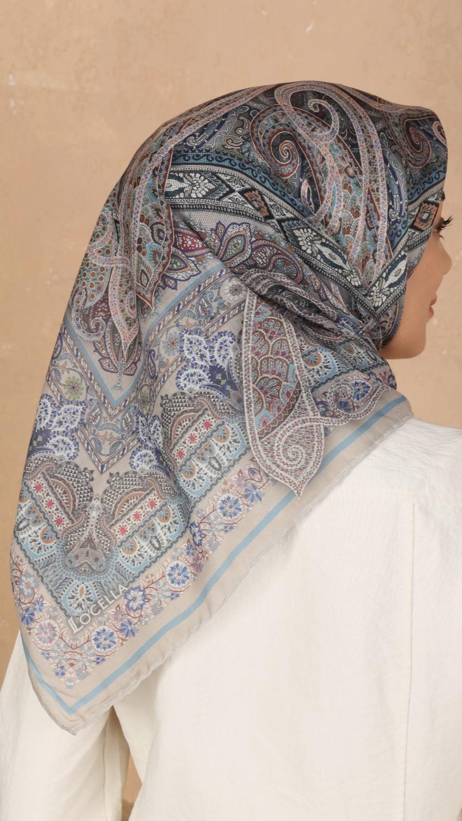 Locella Soft Pamuk Eşarp Bej-7