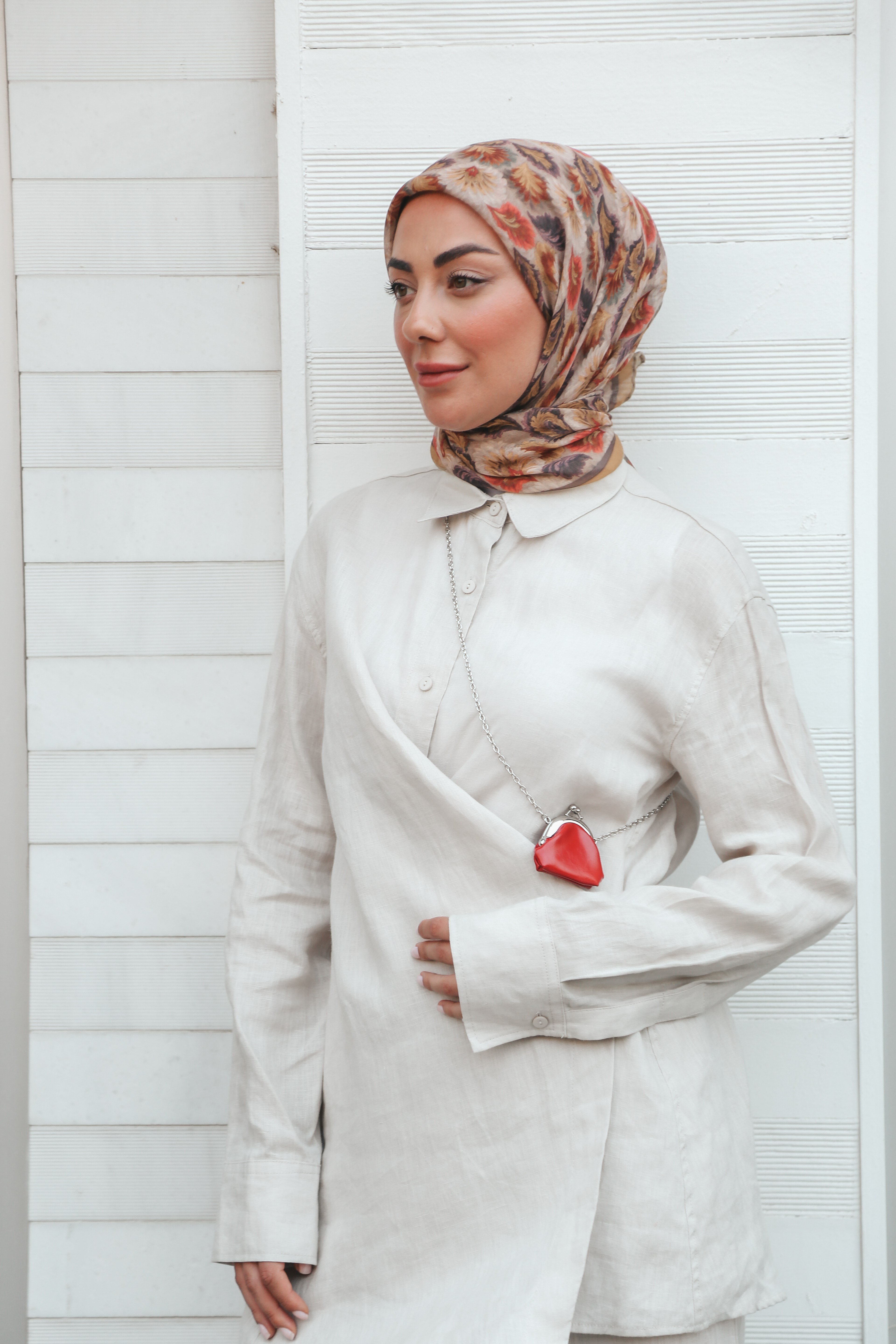 Locella Soft Pamuk Eşarp Hardal
