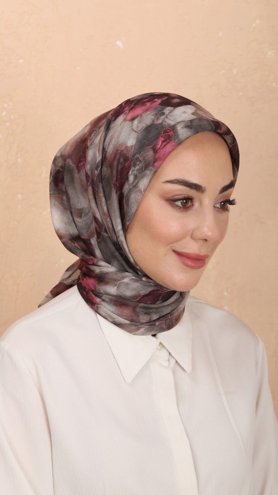 Locella Soft Pamuk Eşarp Vizon